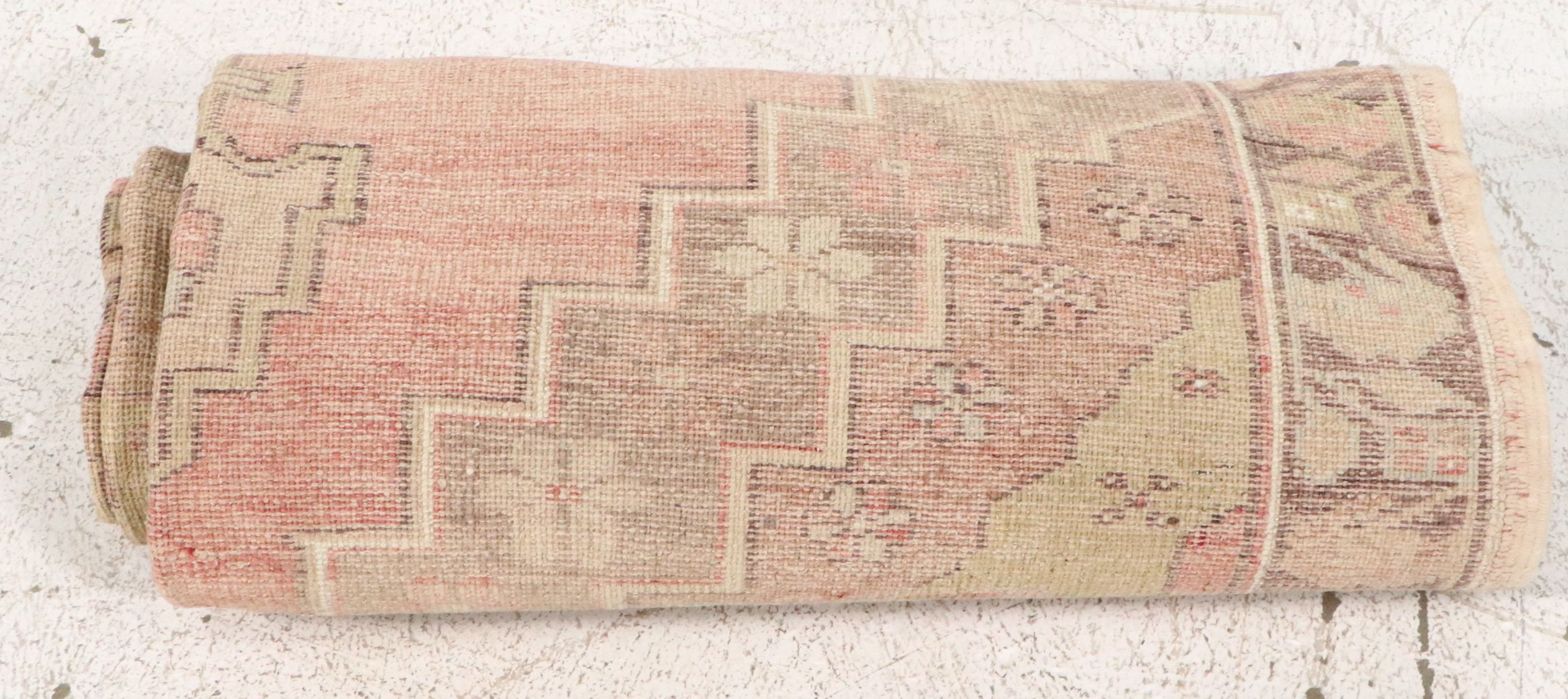 4'6 x 8'6 Hand-Knotted Turkish Oushak Area Rug