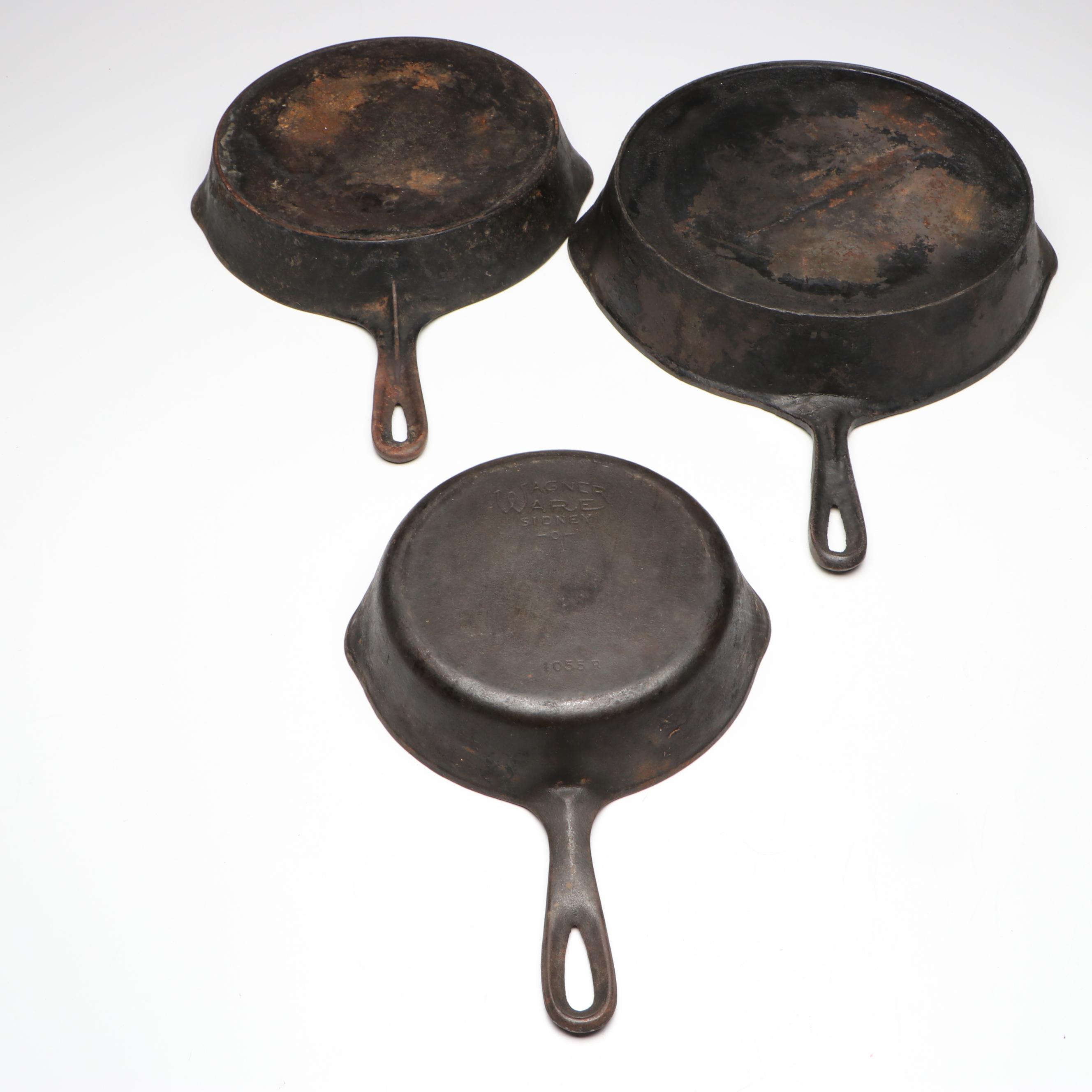 Wagner, National and Other Cast Iron Skillets