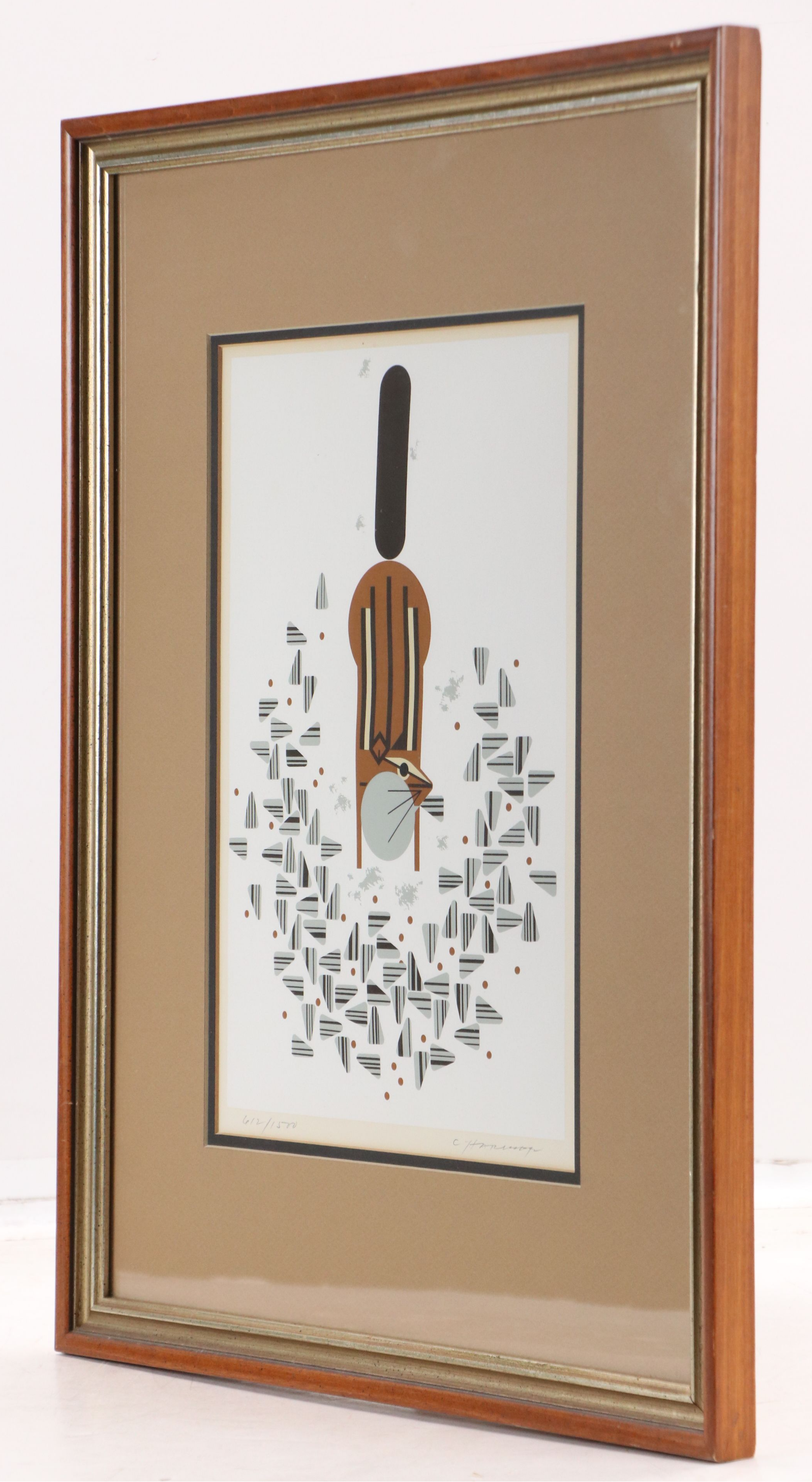 Charley Harper Serigraph "Chipmunk (Cheeky Chippy)," 1972