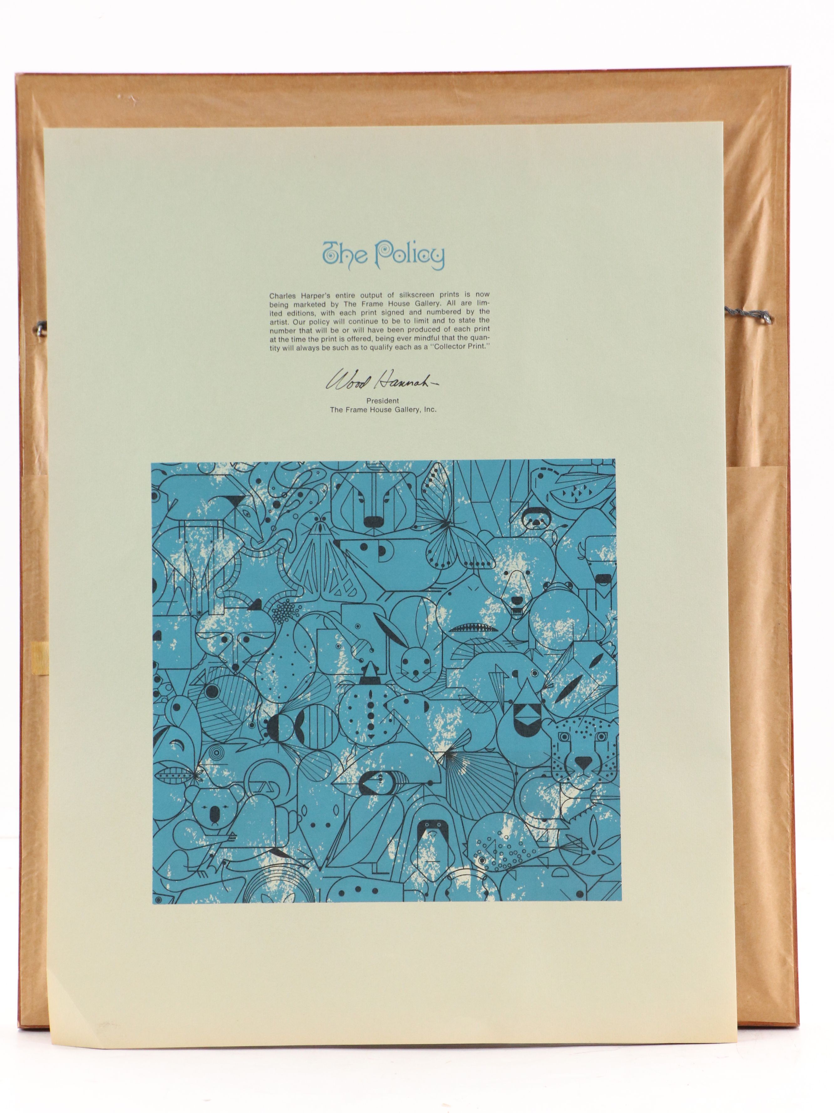 Charley Harper Serigraph "Chipmunk (Cheeky Chippy)," 1972