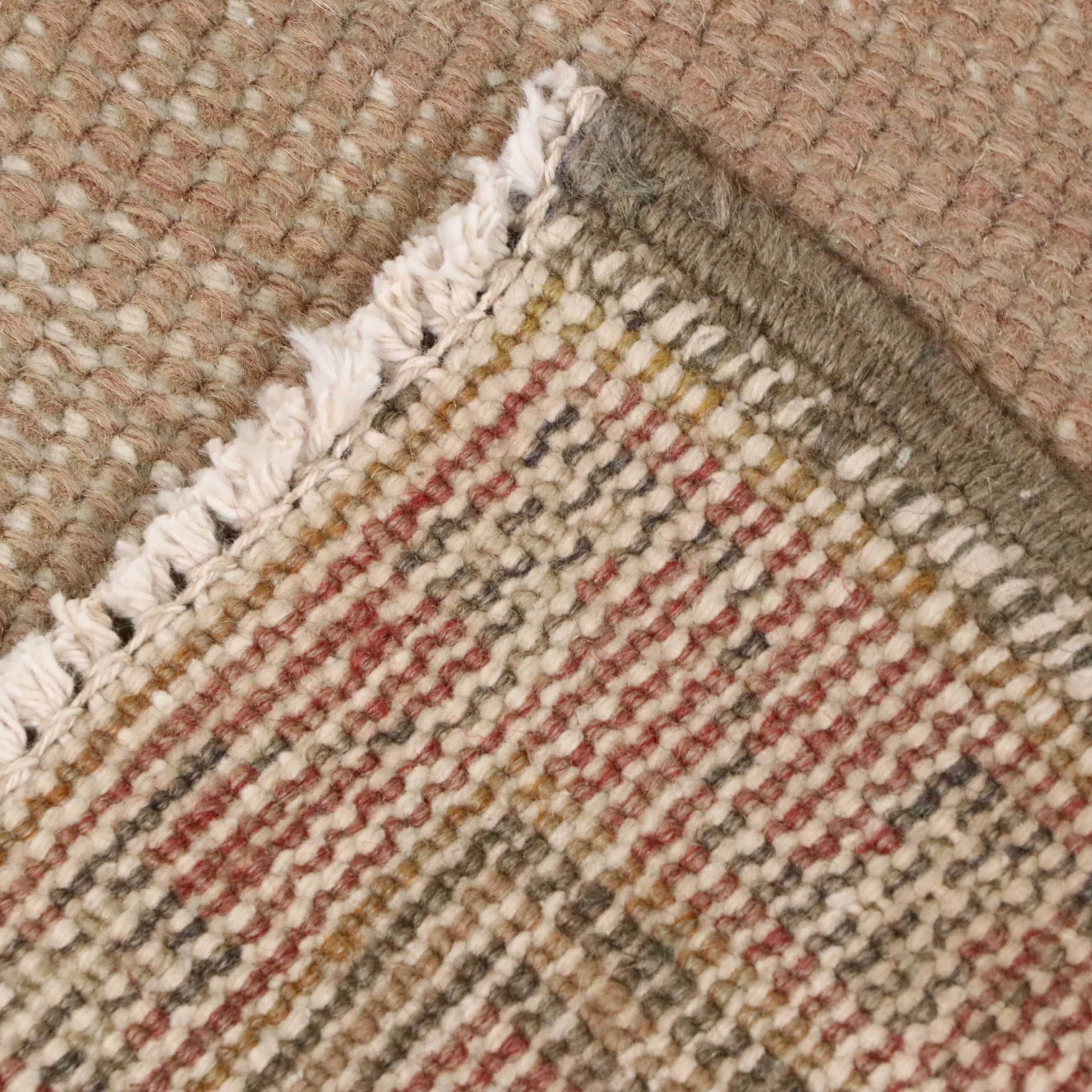 3'11 x 7'8 Hand-Knotted Turkish Konya Area Rug