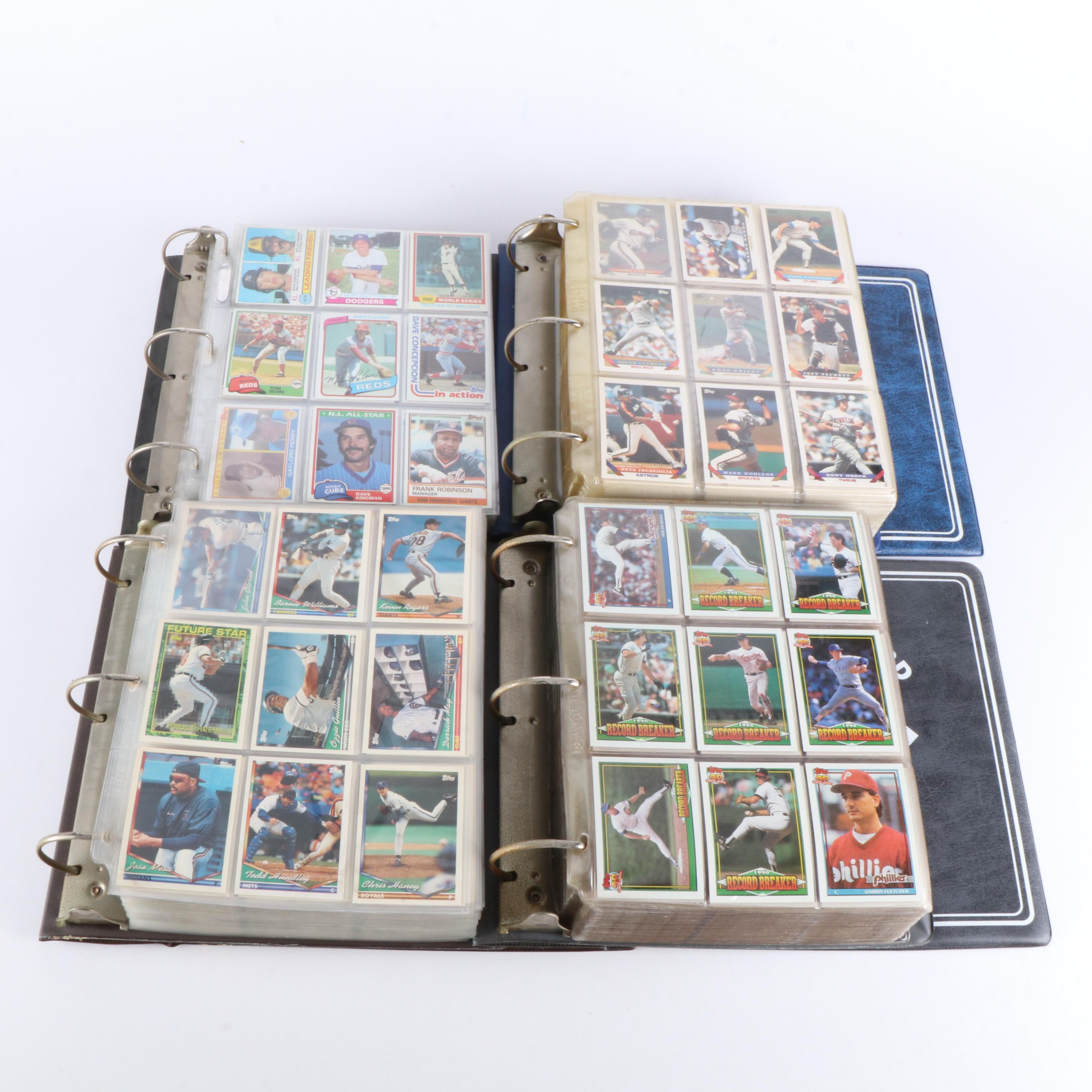 Topps with Other Baseball Cards Featuring Derek Jeter Rookie & More, 1970s-2000s