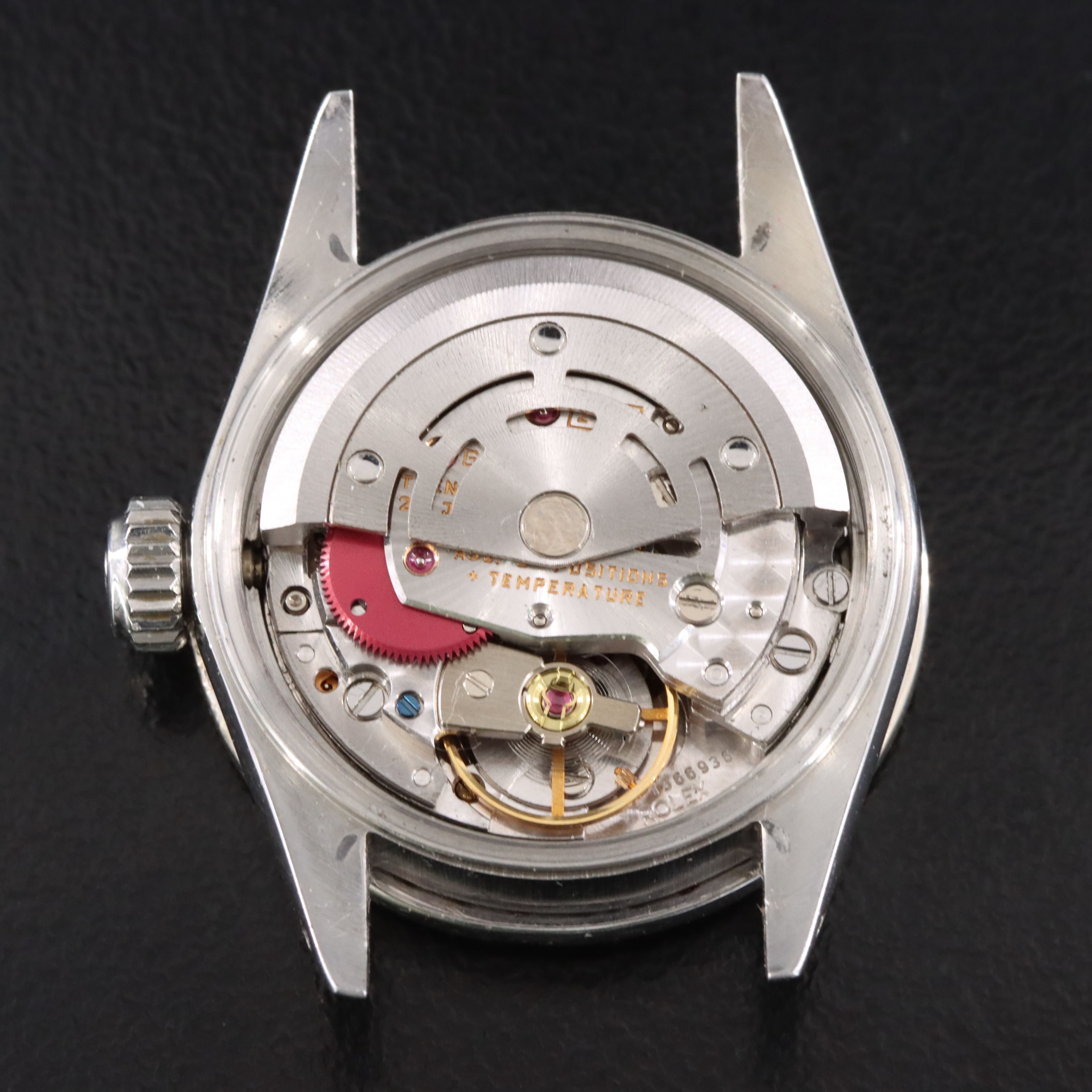 Rolex Oyster Perpetual 67194 Custom Diamond Bezel Vintage Watch c.1989