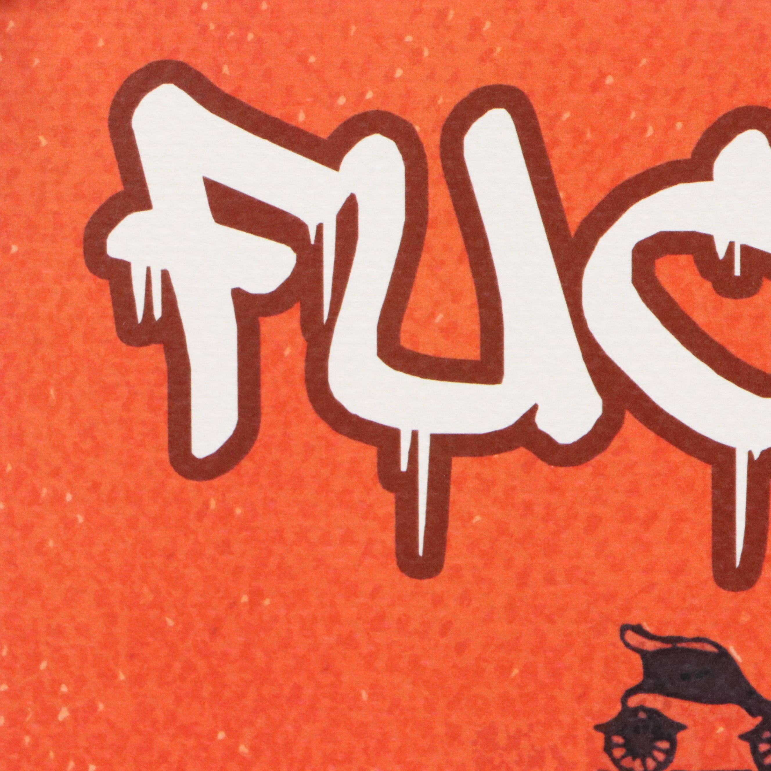 Death NYC Offset Lithograph Homage to Taylor Swift and Hermes, 2023