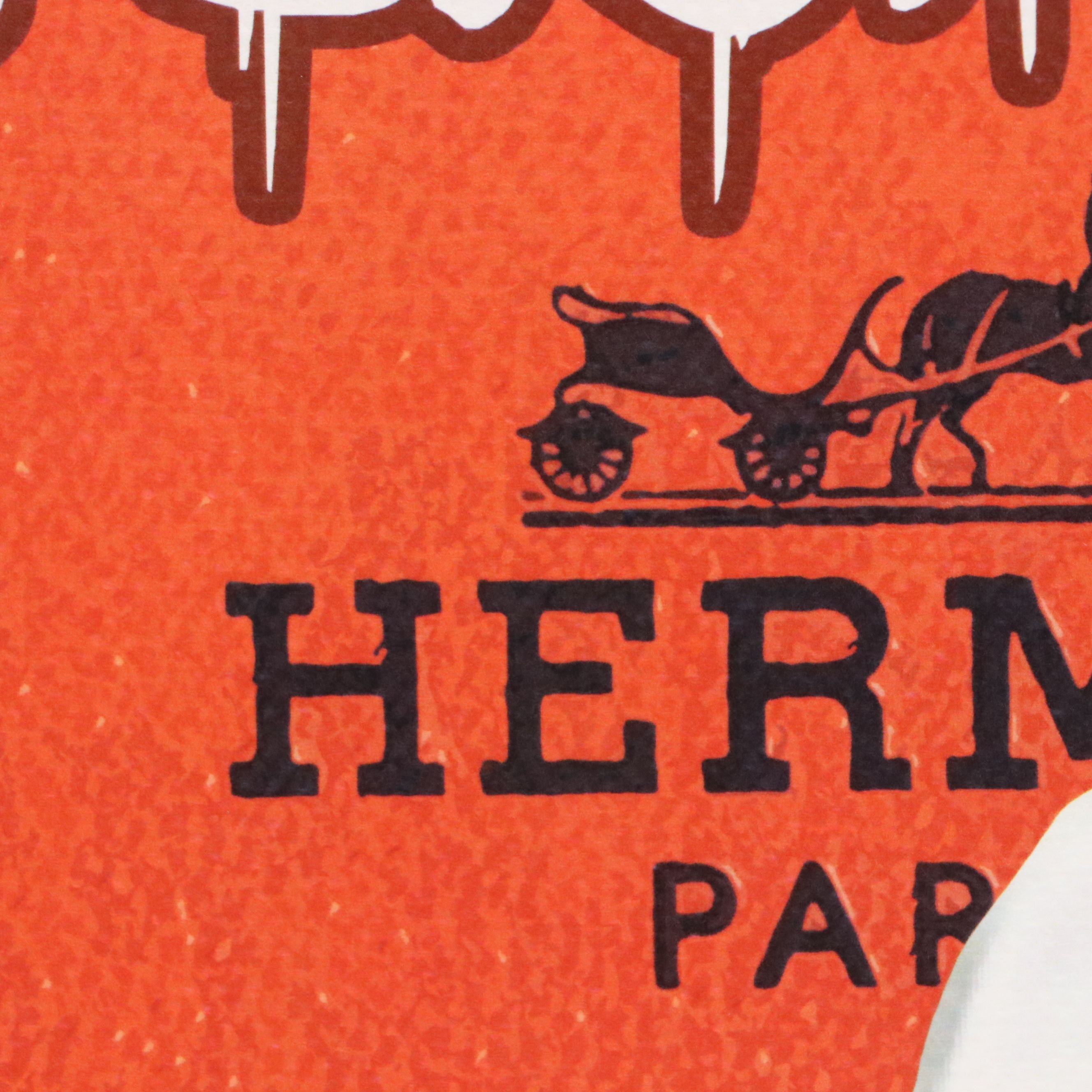 Death NYC Offset Lithograph Homage to Taylor Swift and Hermes, 2023