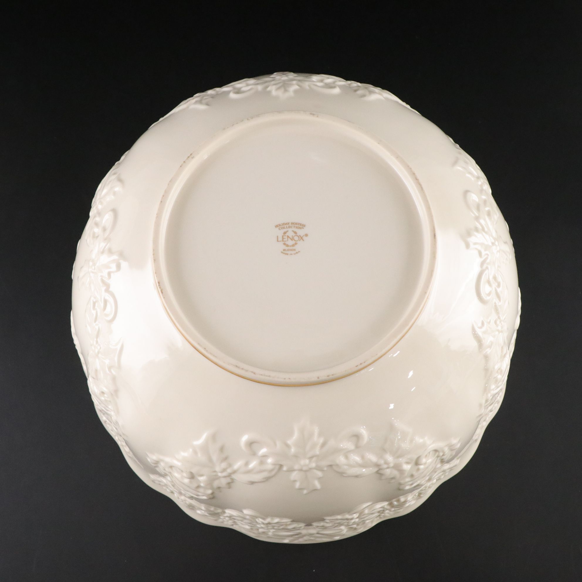 Lenox Porcelain "Winter Greetings" and More Holiday Platters, Vases & Serveware