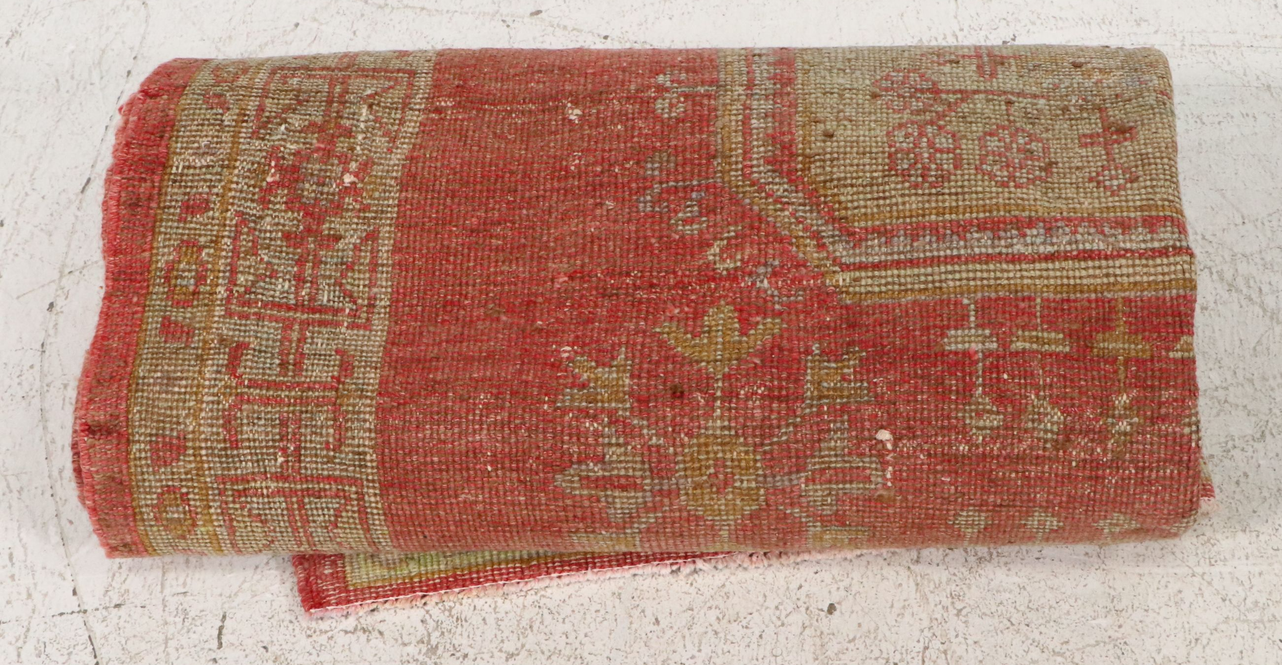 4'4 x 8'11 Hand-Knotted Turkish Oushak Area Rug