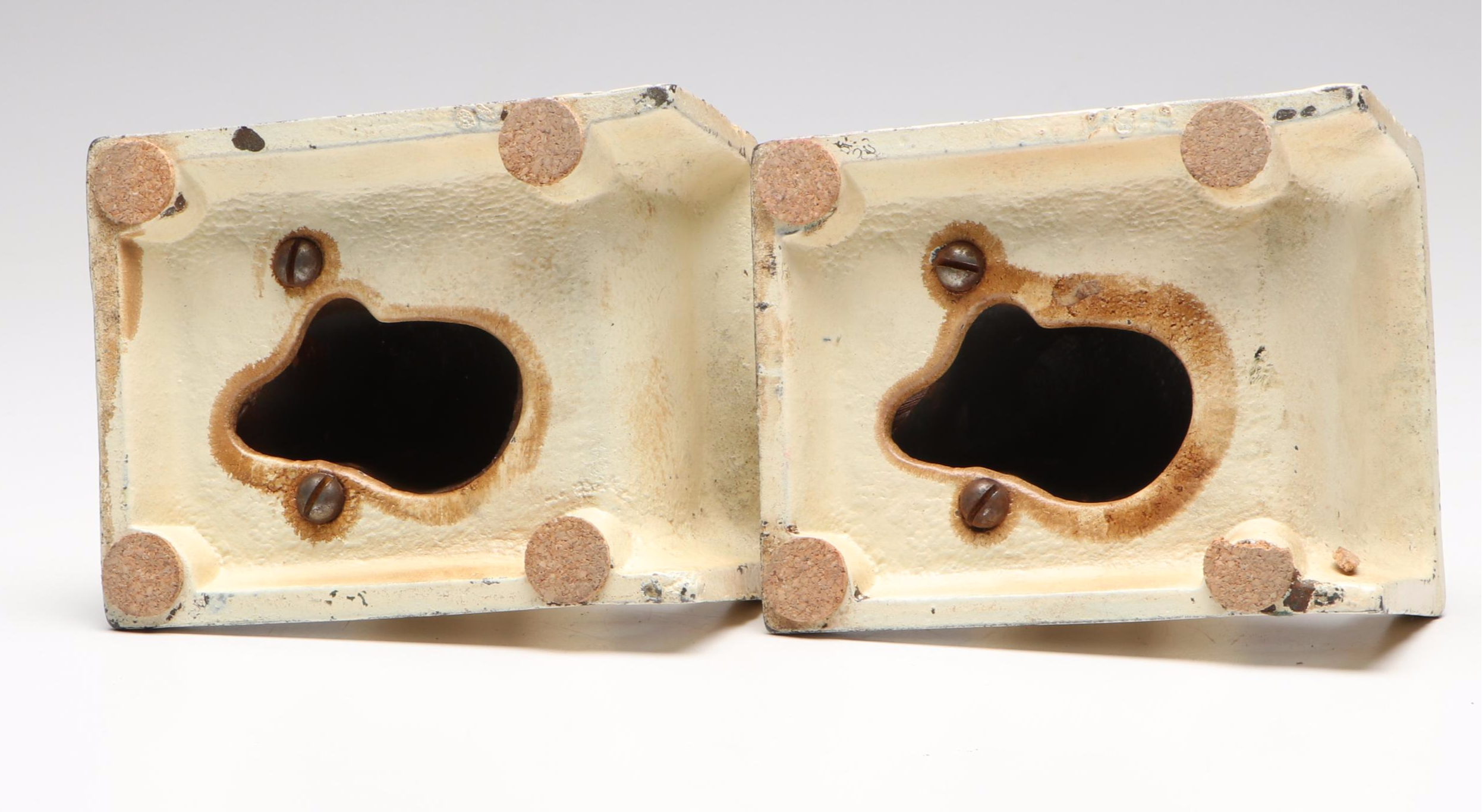 Vintage Cast Iron Dog Bookends, 20th Century