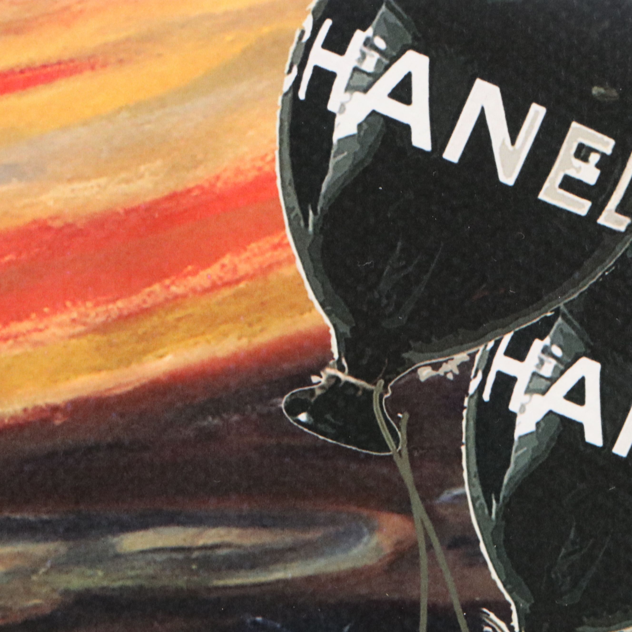 Death NYC Offset Lithograph Homage to Black Cat and Chanel, 2024