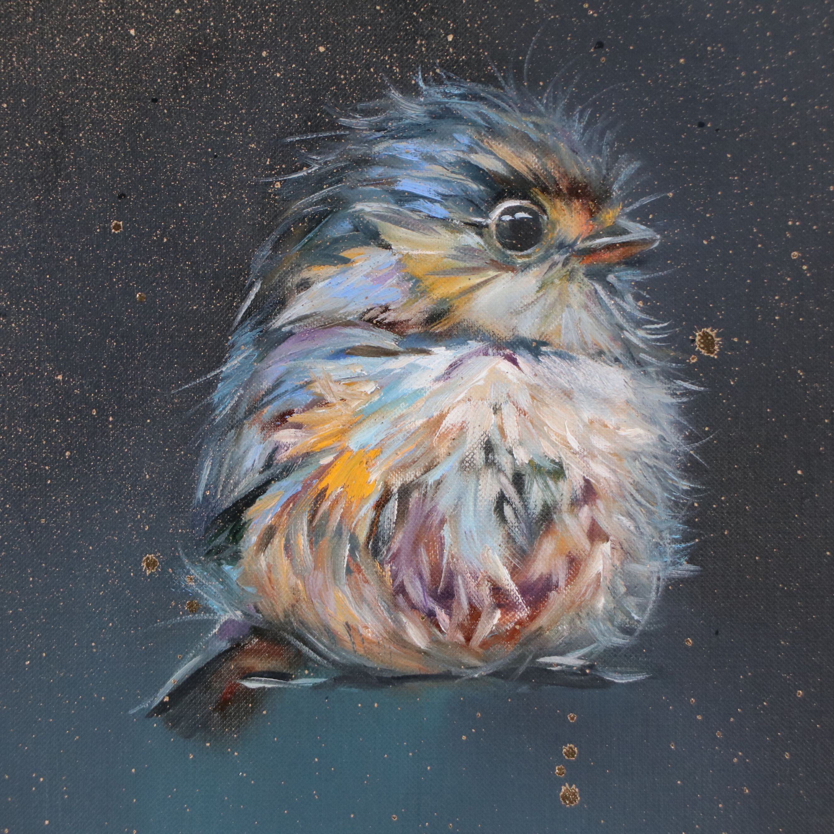 Inga Kovalenko Oil Painting of Chick, 2025