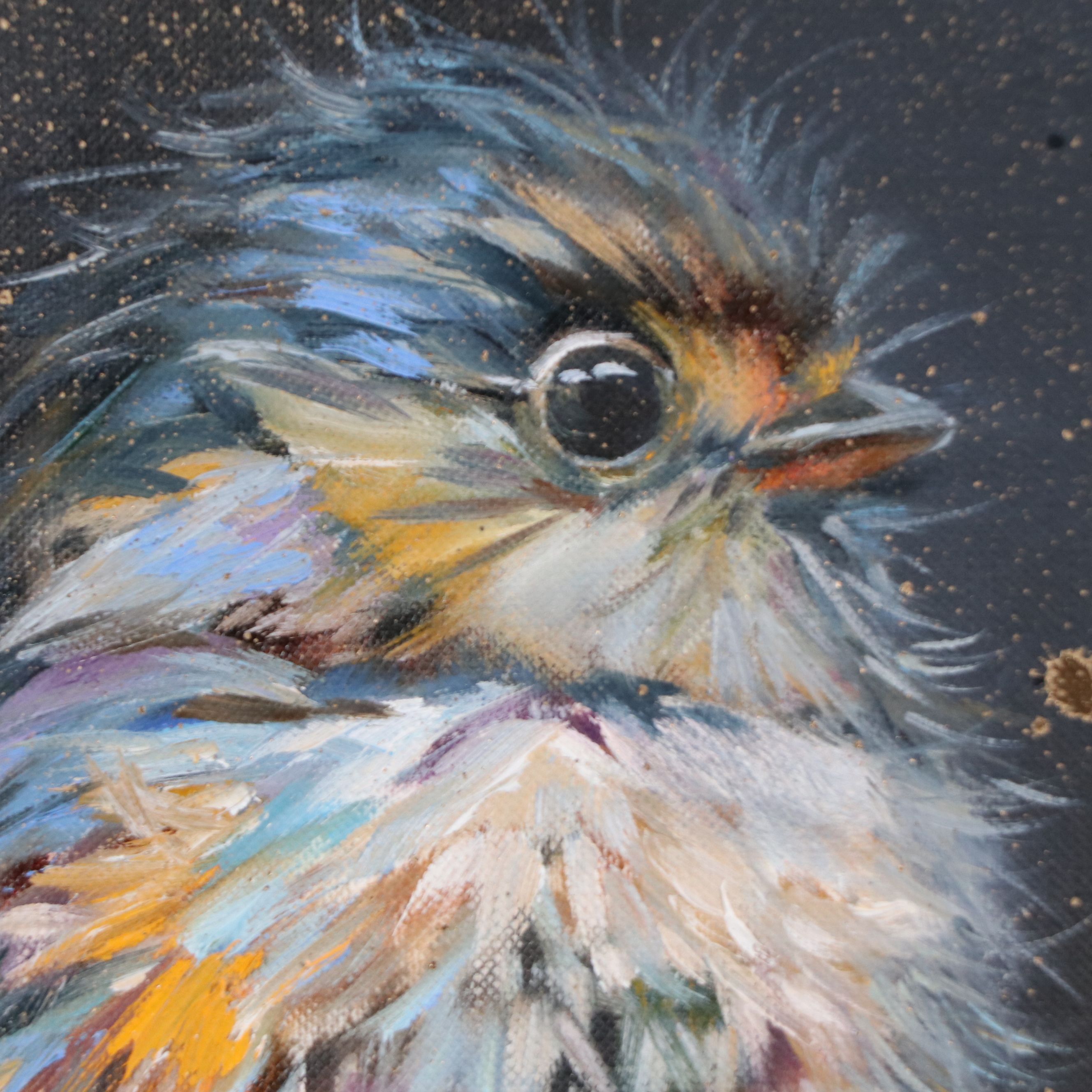 Inga Kovalenko Oil Painting of Chick, 2025