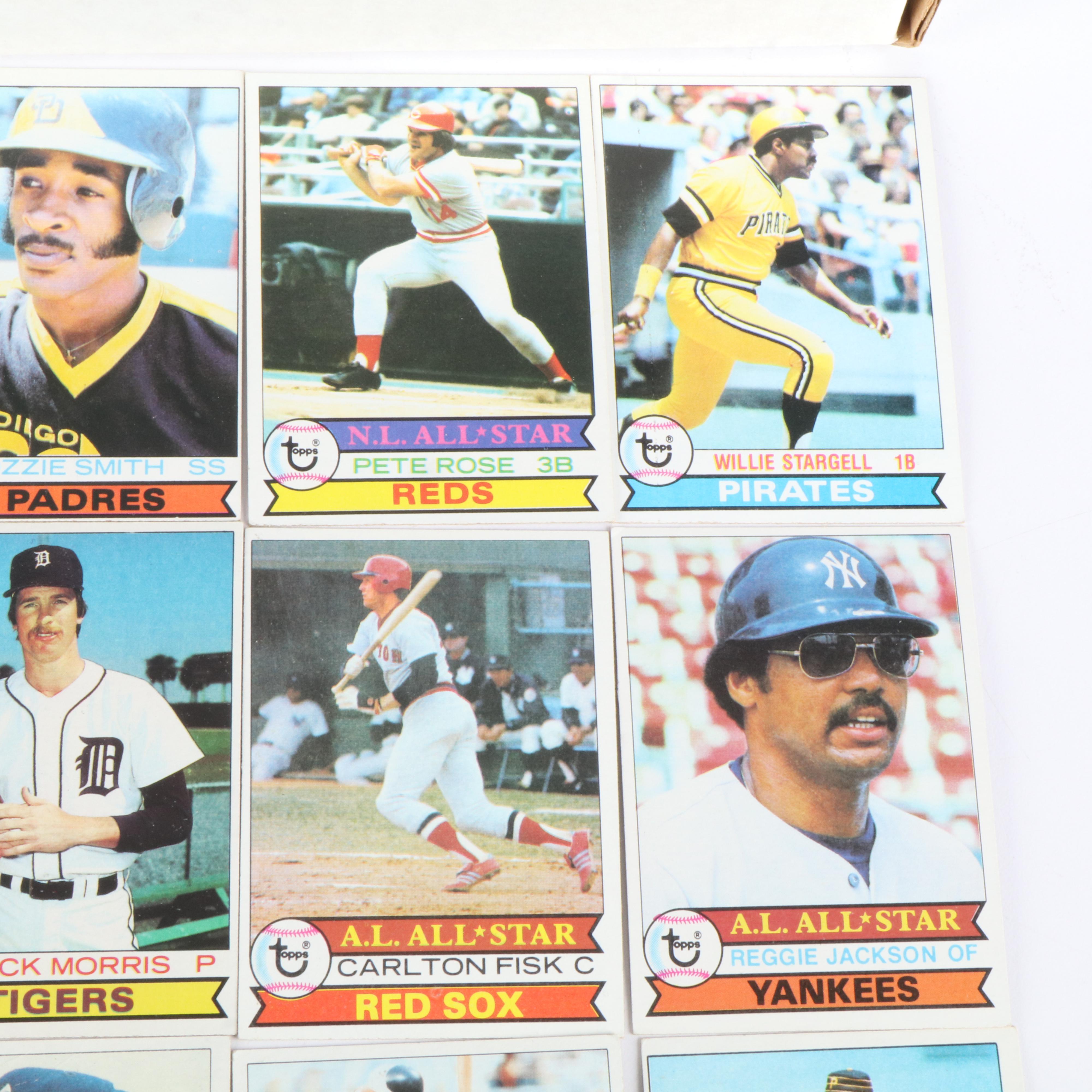 1979 Topps Near Complete Baseball Card Set with Ozzie Smith Rookie and More