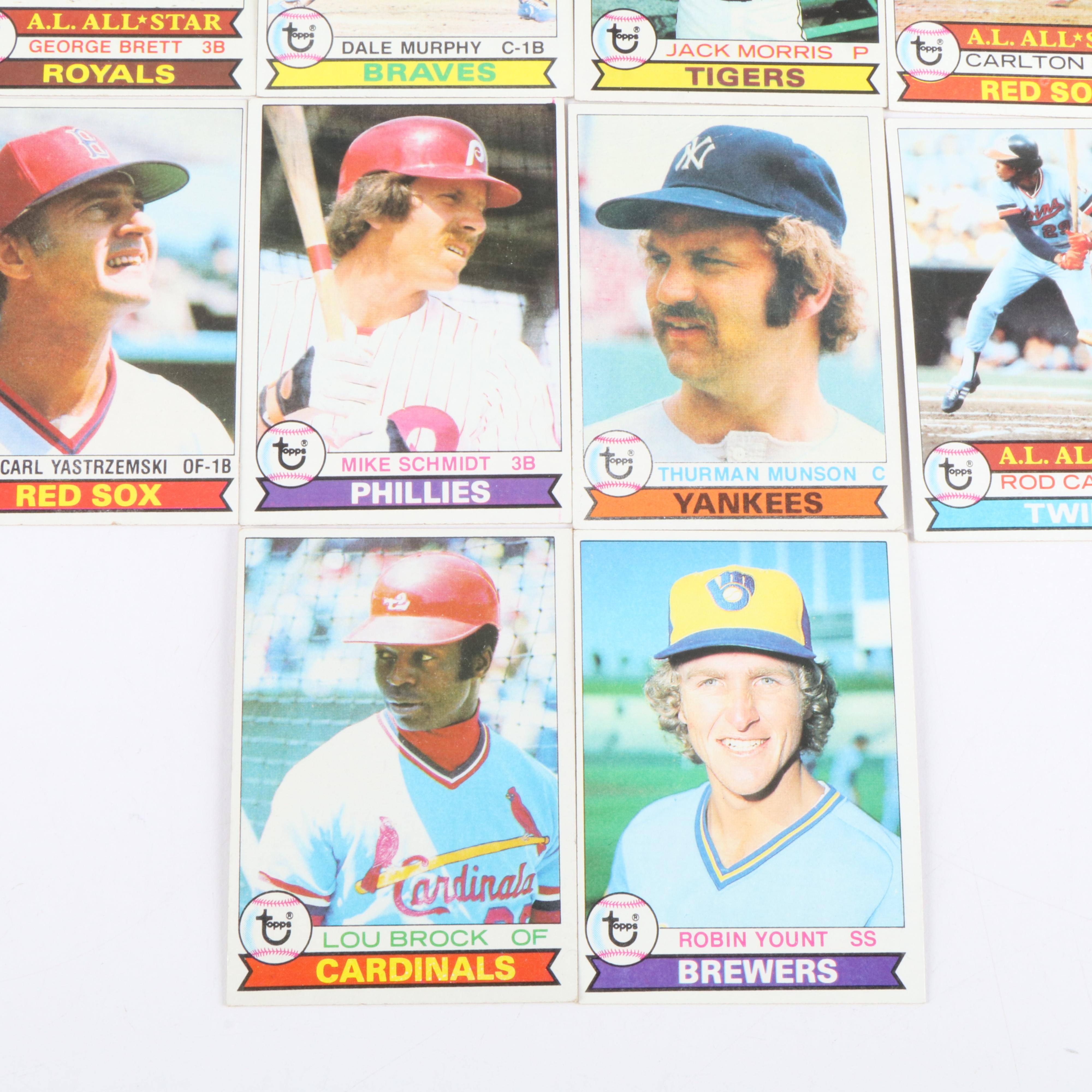 1979 Topps Near Complete Baseball Card Set with Ozzie Smith Rookie and More