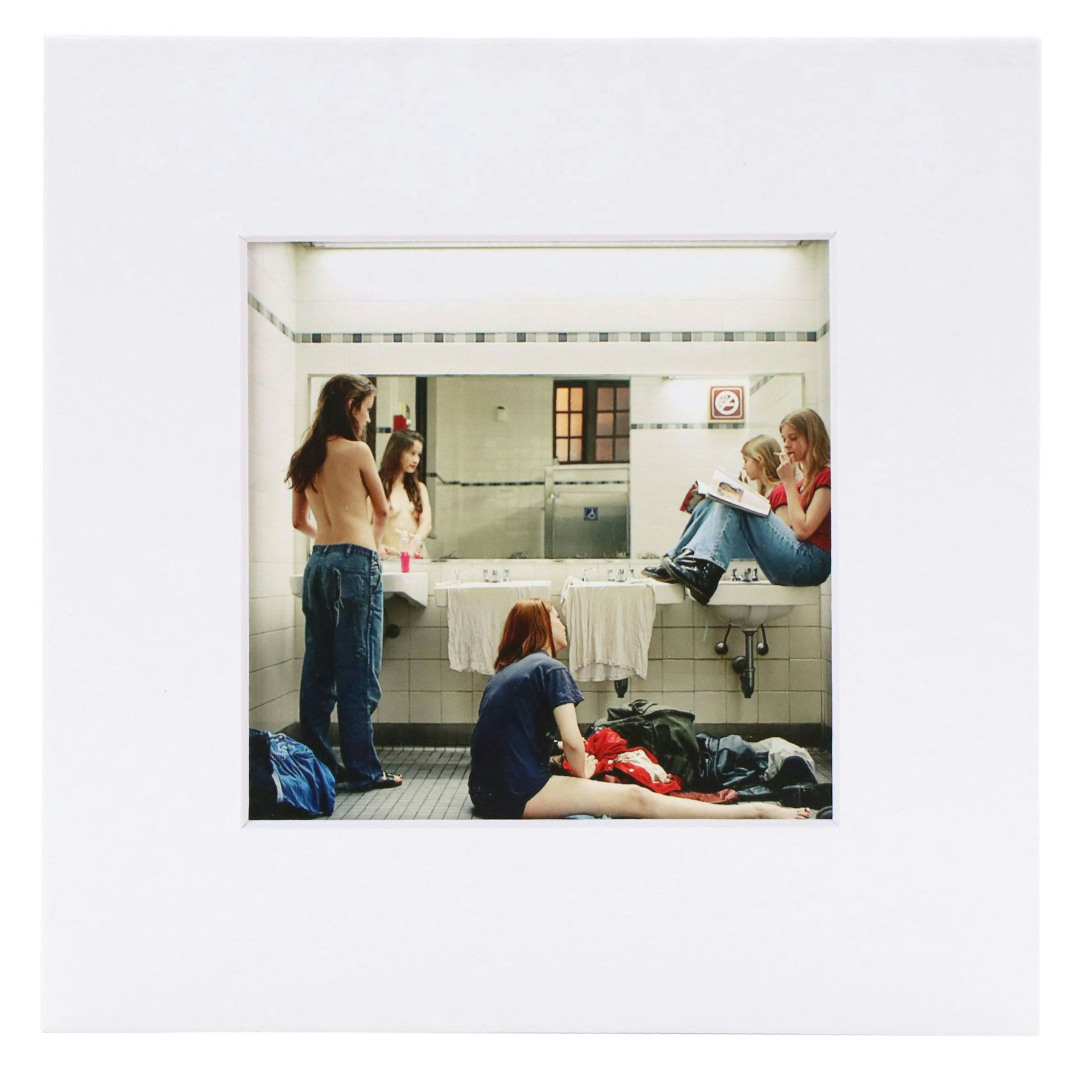 Justine Kurland Digital Chromogenic Print "Bathroom. 1997," 2020