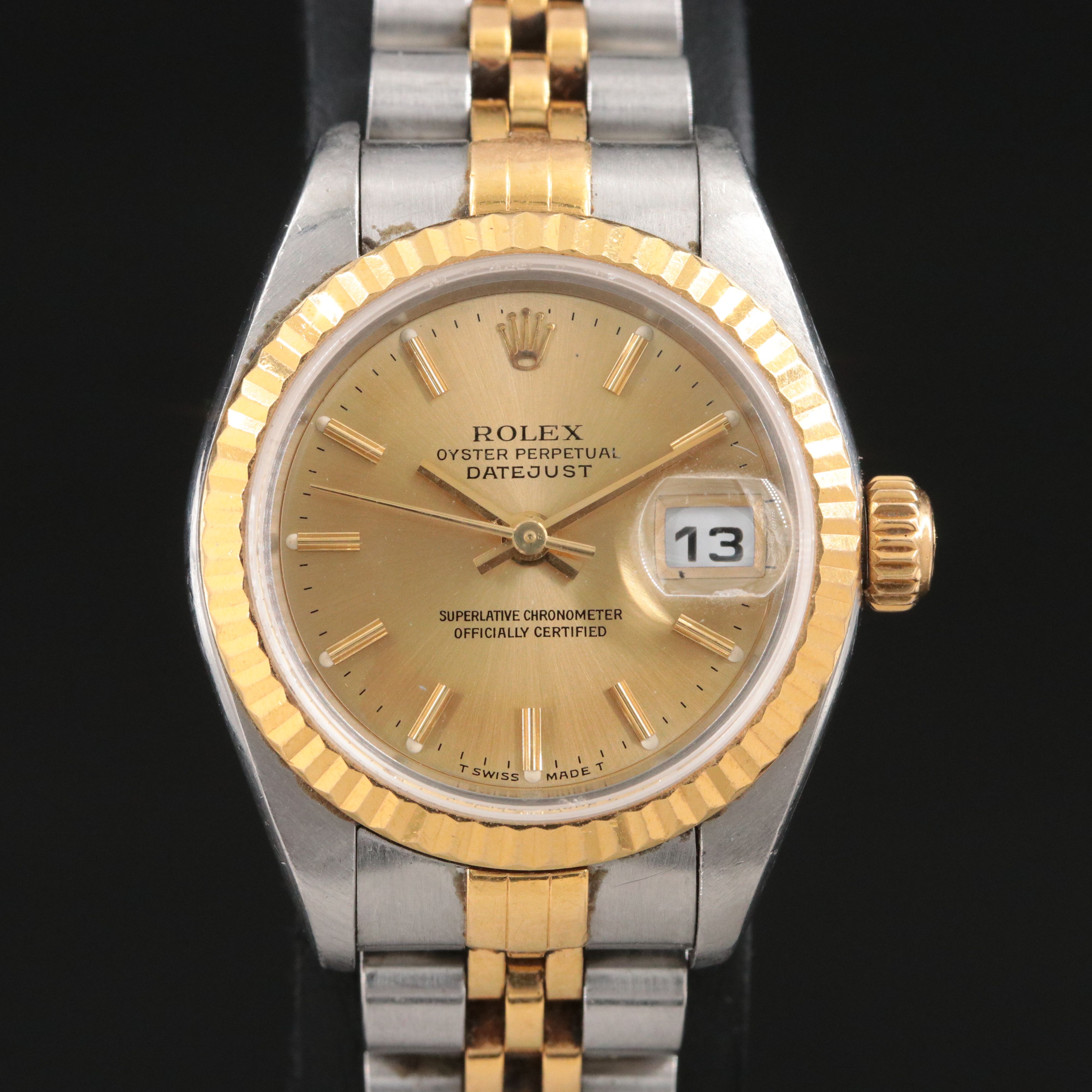 Rolex Datejust-26 79173 Vintage Service Award Watch c.2000