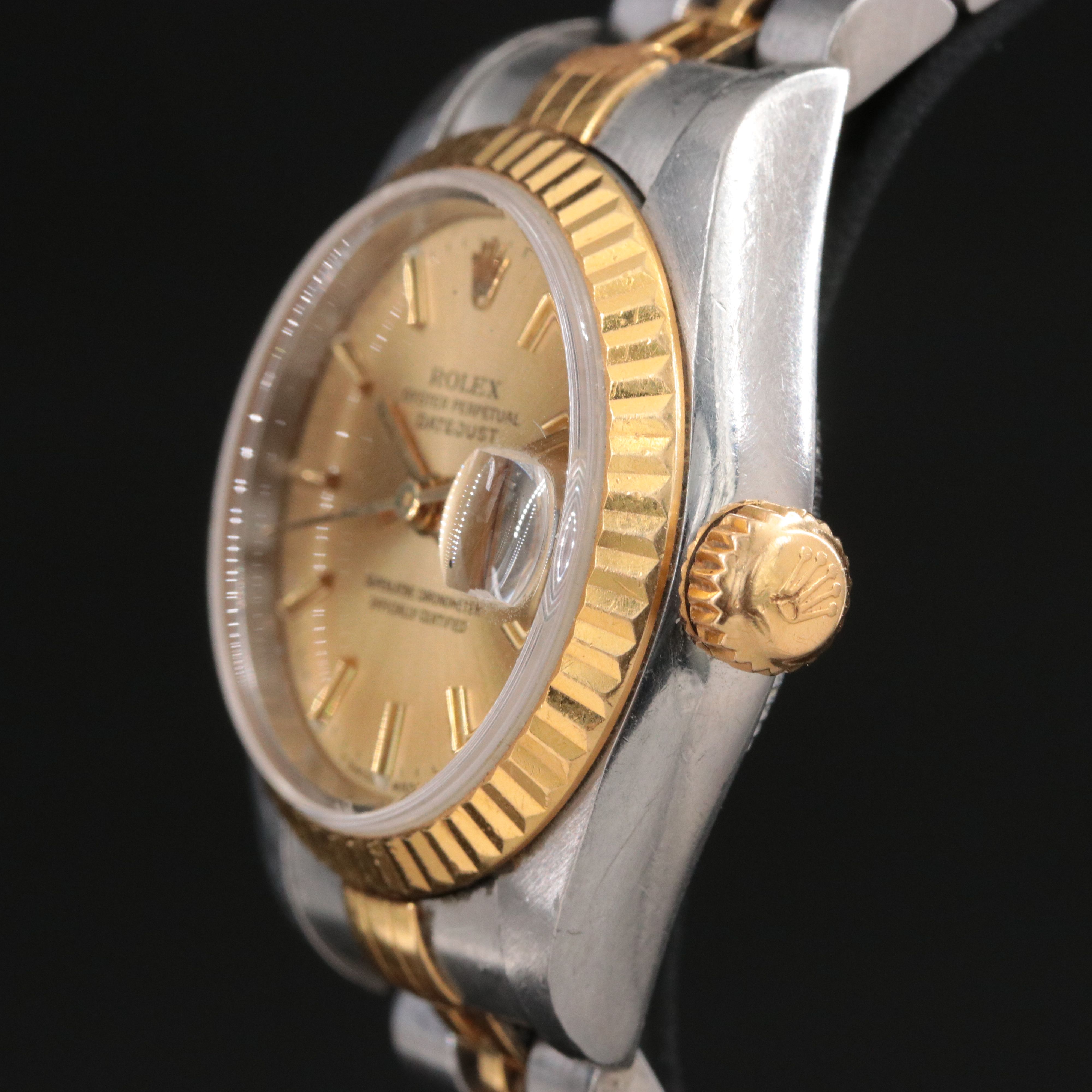 Rolex Datejust-26 79173 Vintage Service Award Watch c.2000
