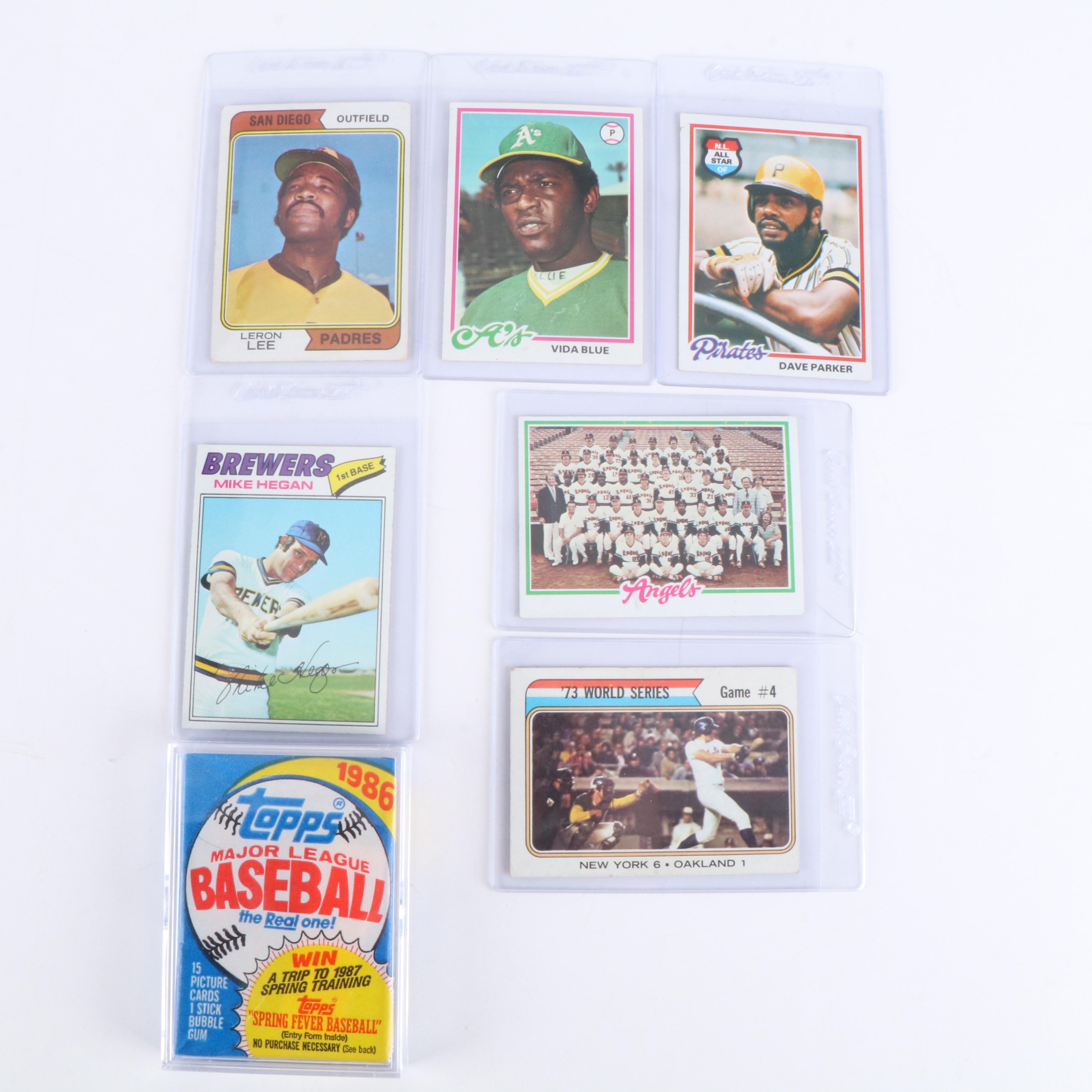 Topps Baseball Cards: Stars, PSA Graded, Johnny Bench and Tom Seaver, 1970/80's