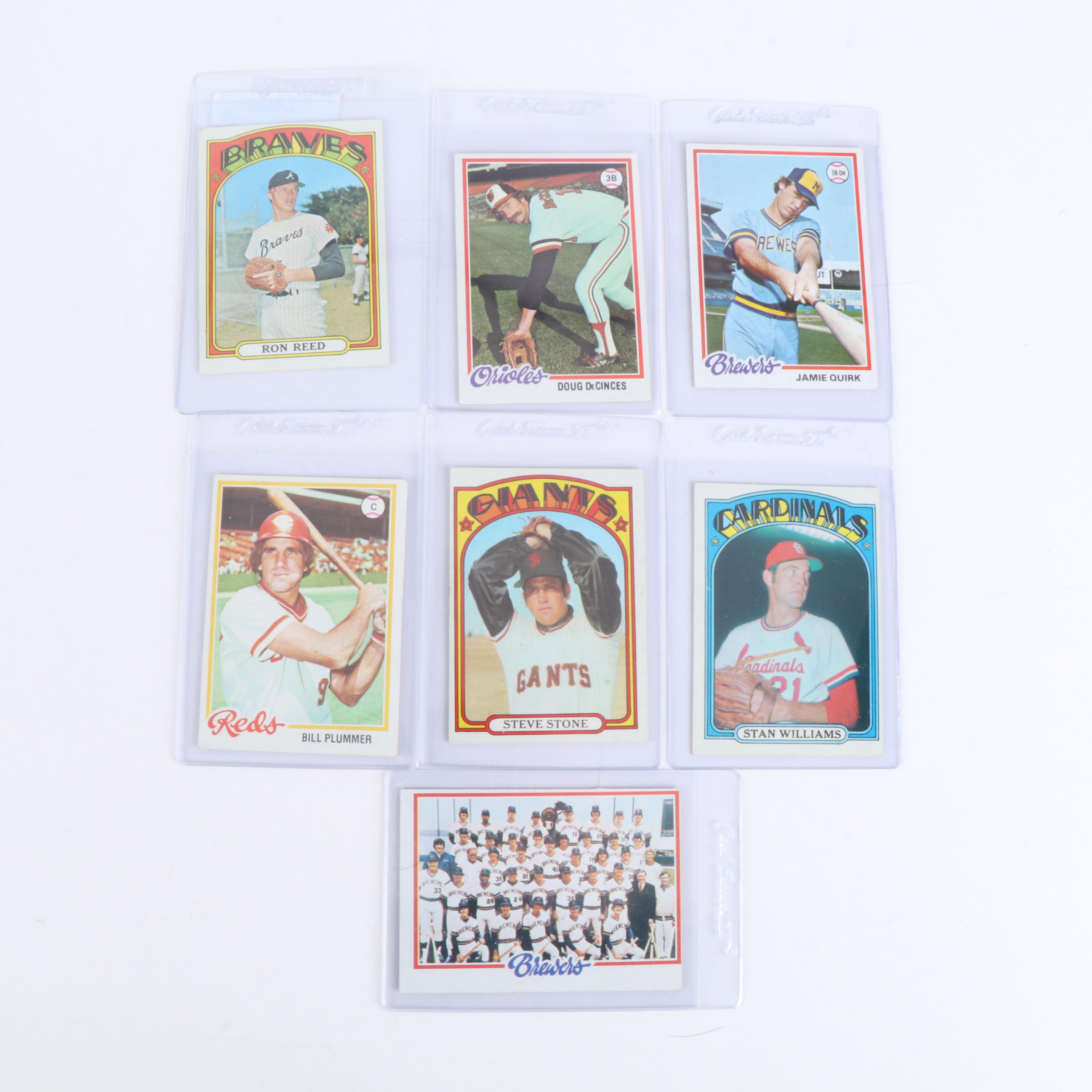 Topps Baseball Cards: Stars, PSA Graded, Johnny Bench and Tom Seaver, 1970/80's