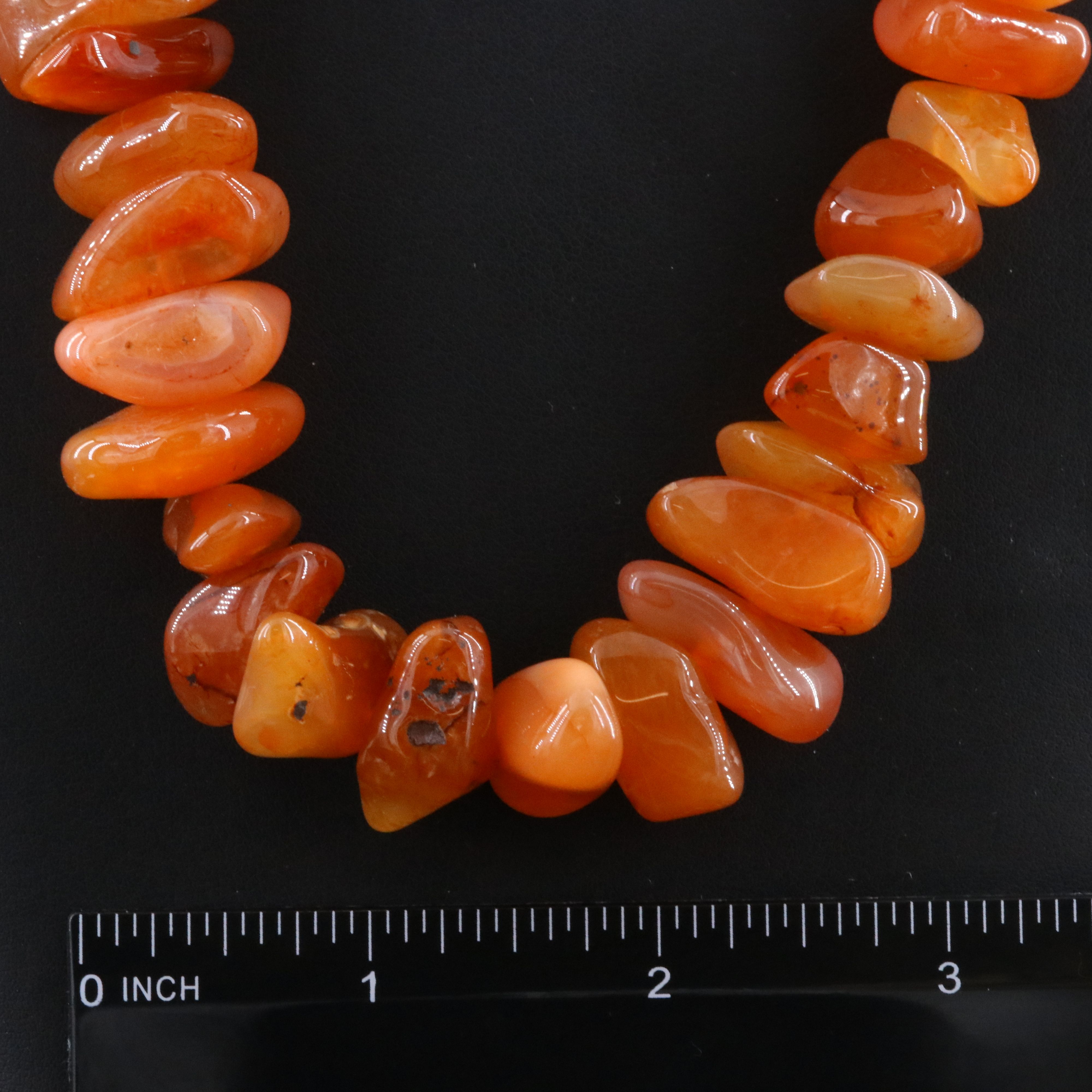 Carnelian Bead Necklace