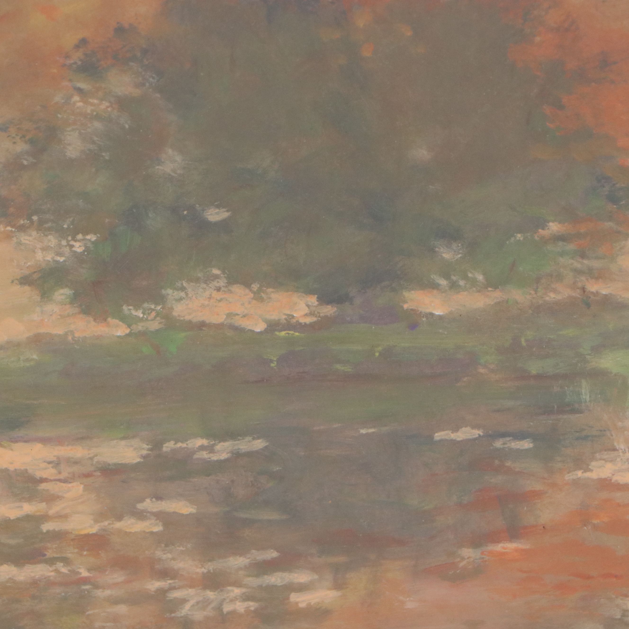 Robert Riddle Baker Acrylic Painting "Evening Drift," 2025