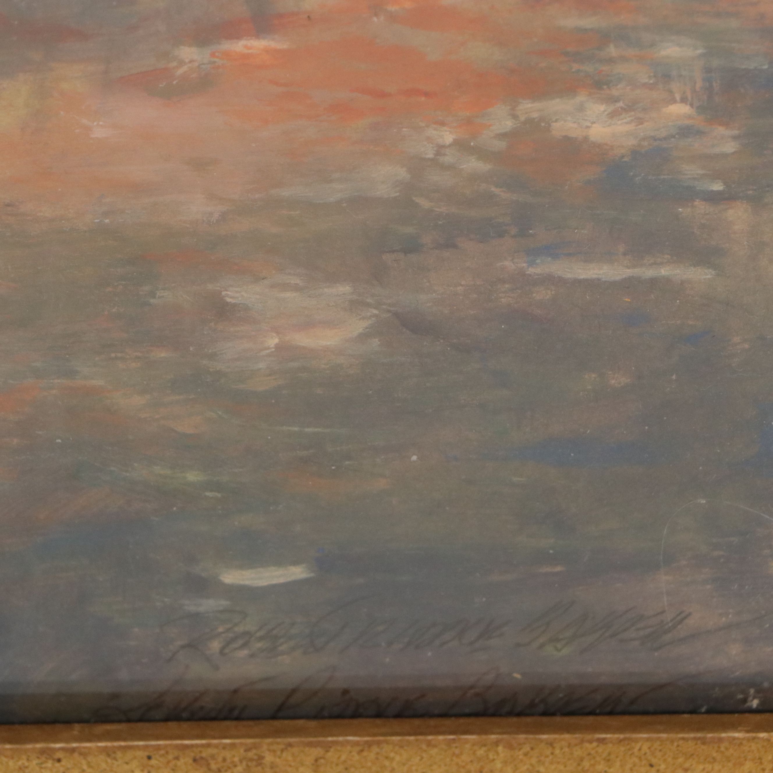 Robert Riddle Baker Acrylic Painting "Evening Drift," 2025