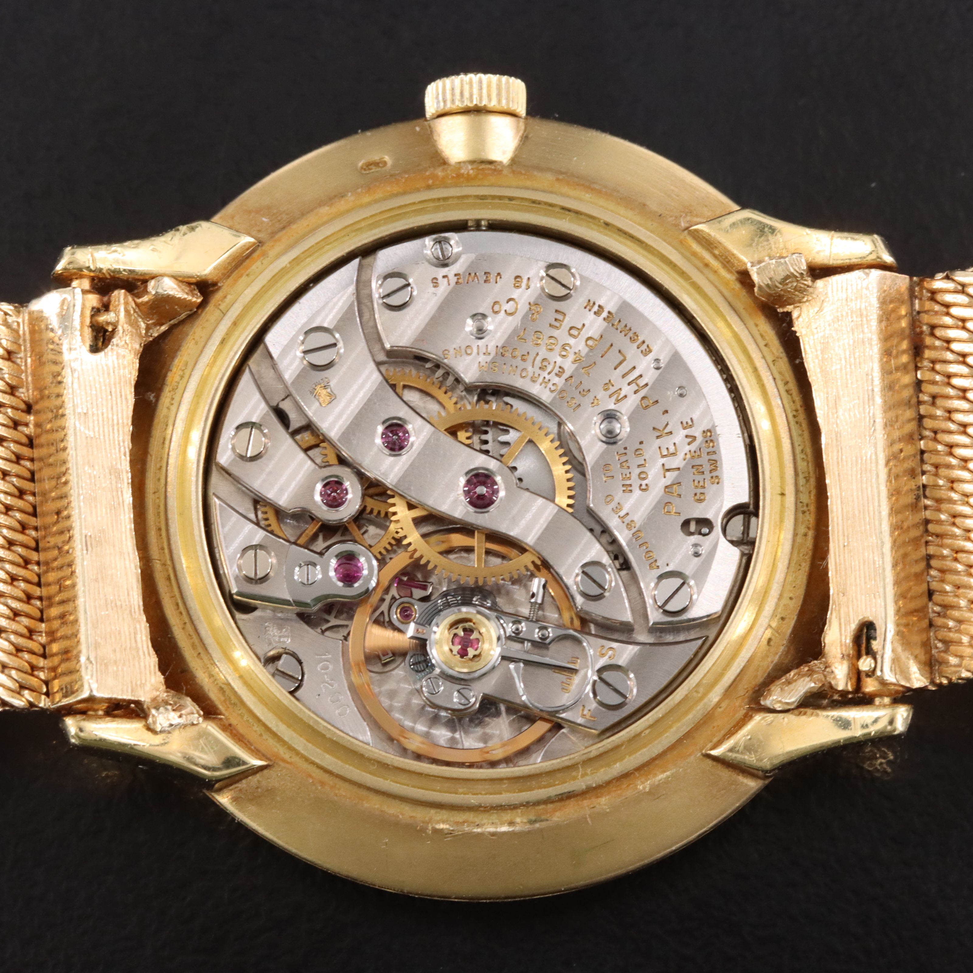 18K Patek Philippe Calatrava 14K Custom Band Watch