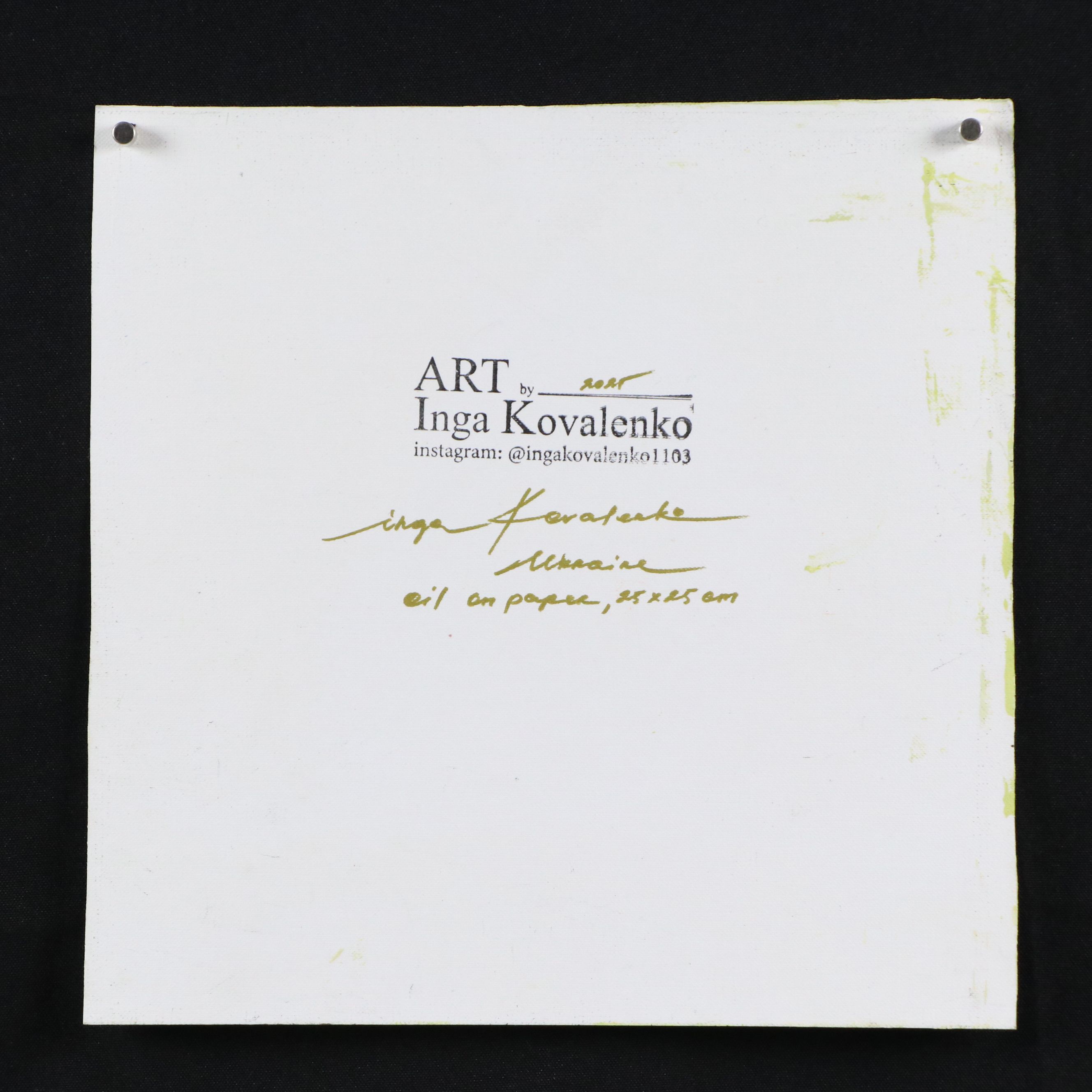 Inga Kovalenko Oil Painting of Bird, 2025