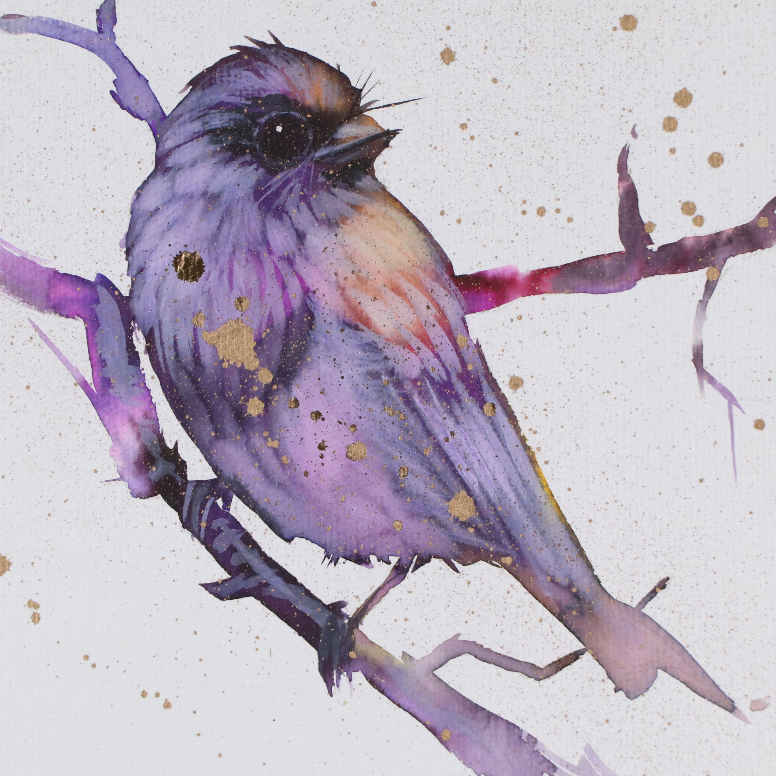 Inga Kovalenko Watercolor Painting of Bird, 2025