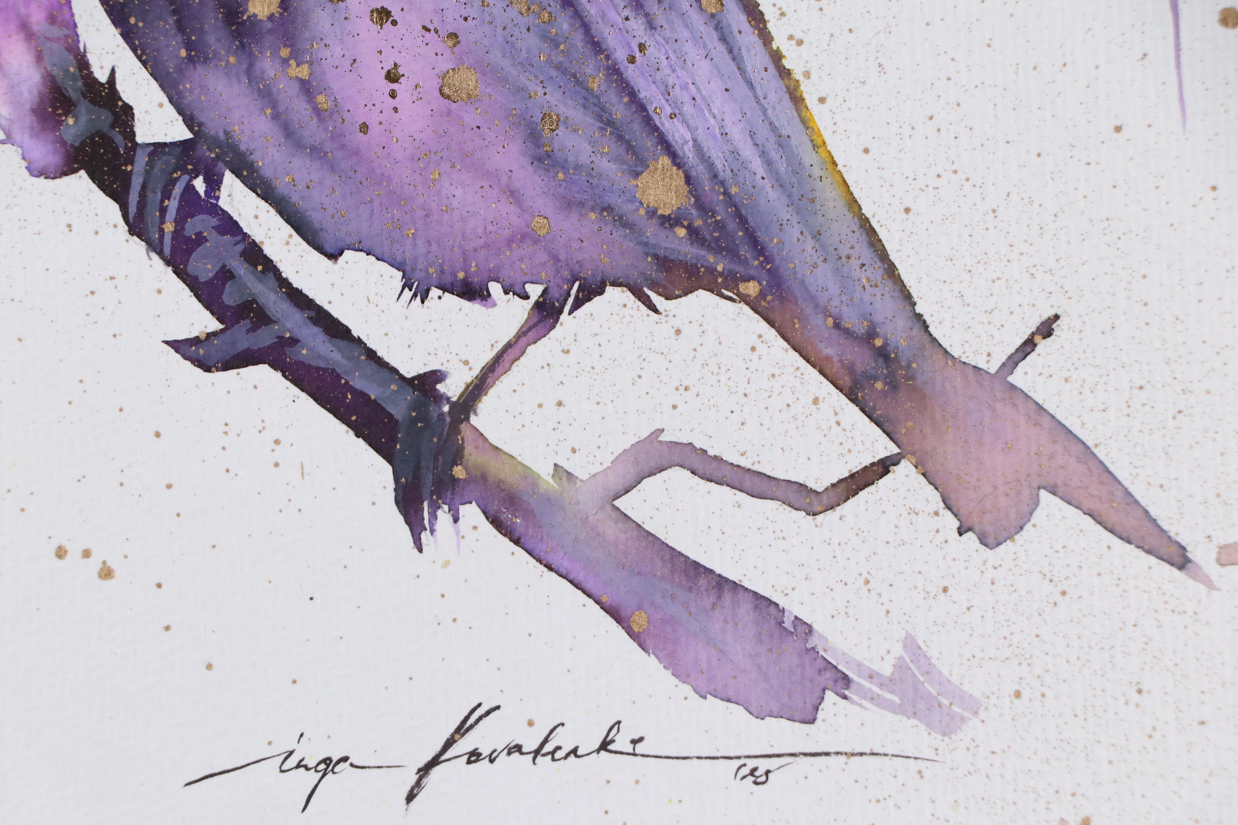 Inga Kovalenko Watercolor Painting of Bird, 2025