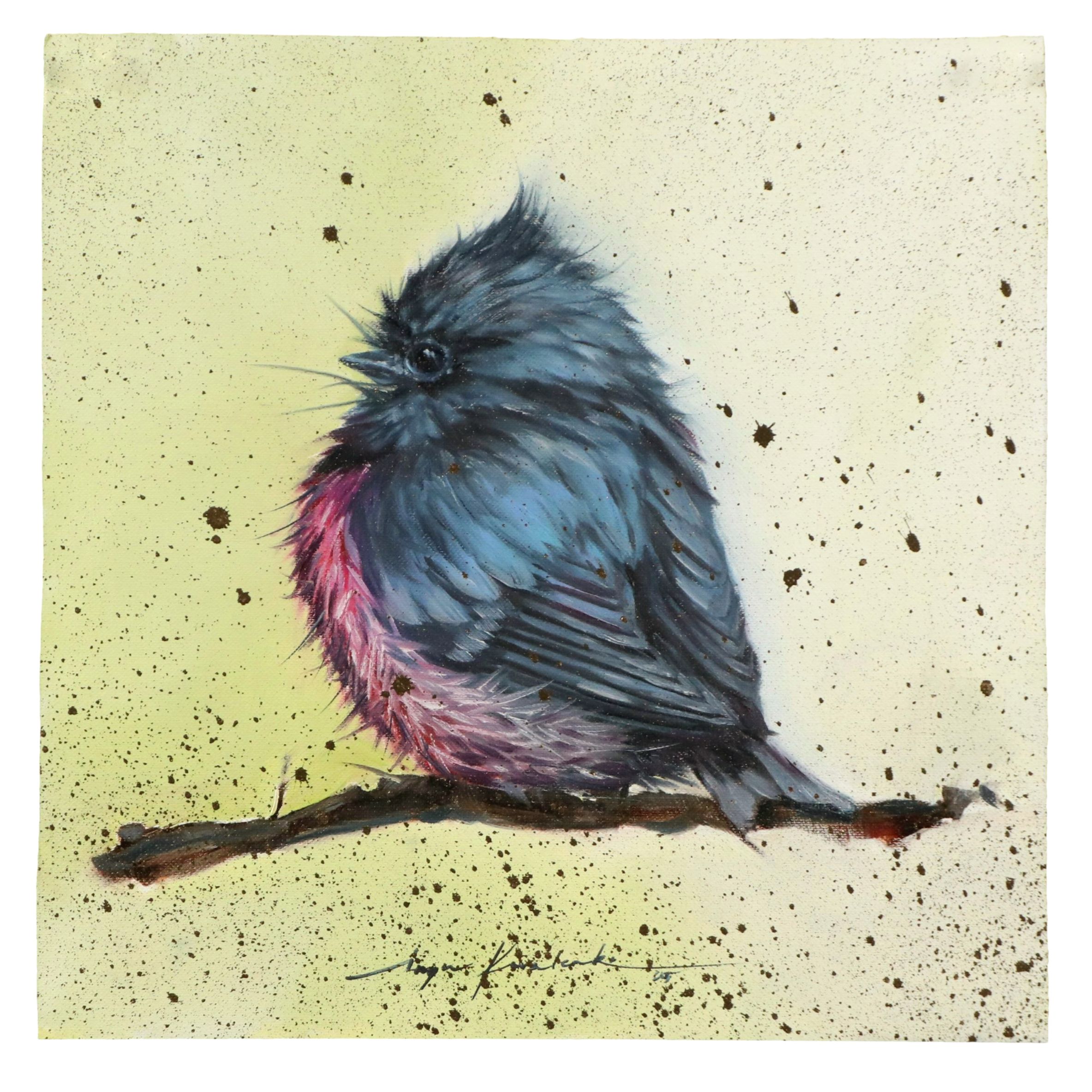 Inga Kovalenko Oil Painting of Bird, 2025