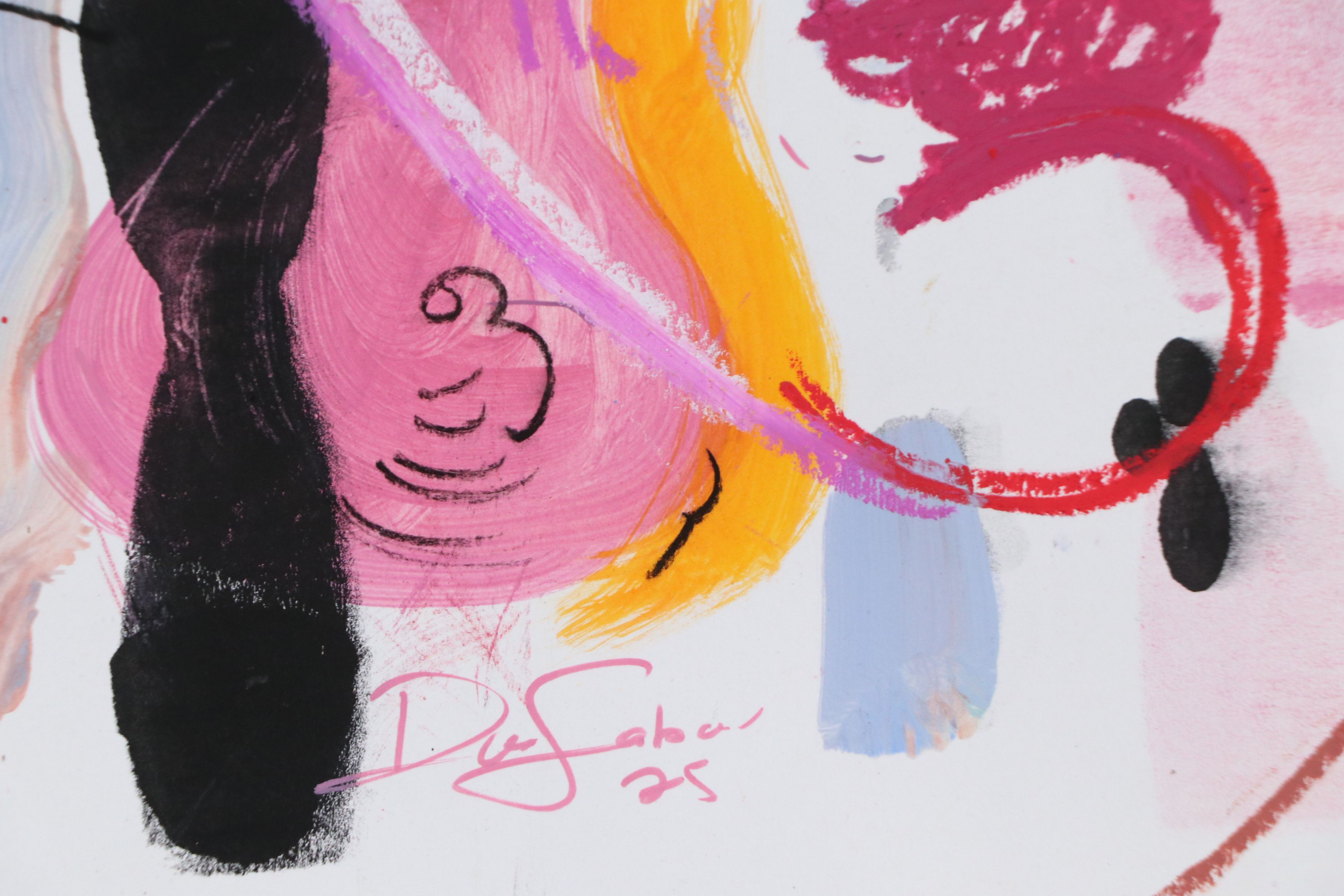 Dan Sabau Portrait Painting "Lioness Girl," 2025