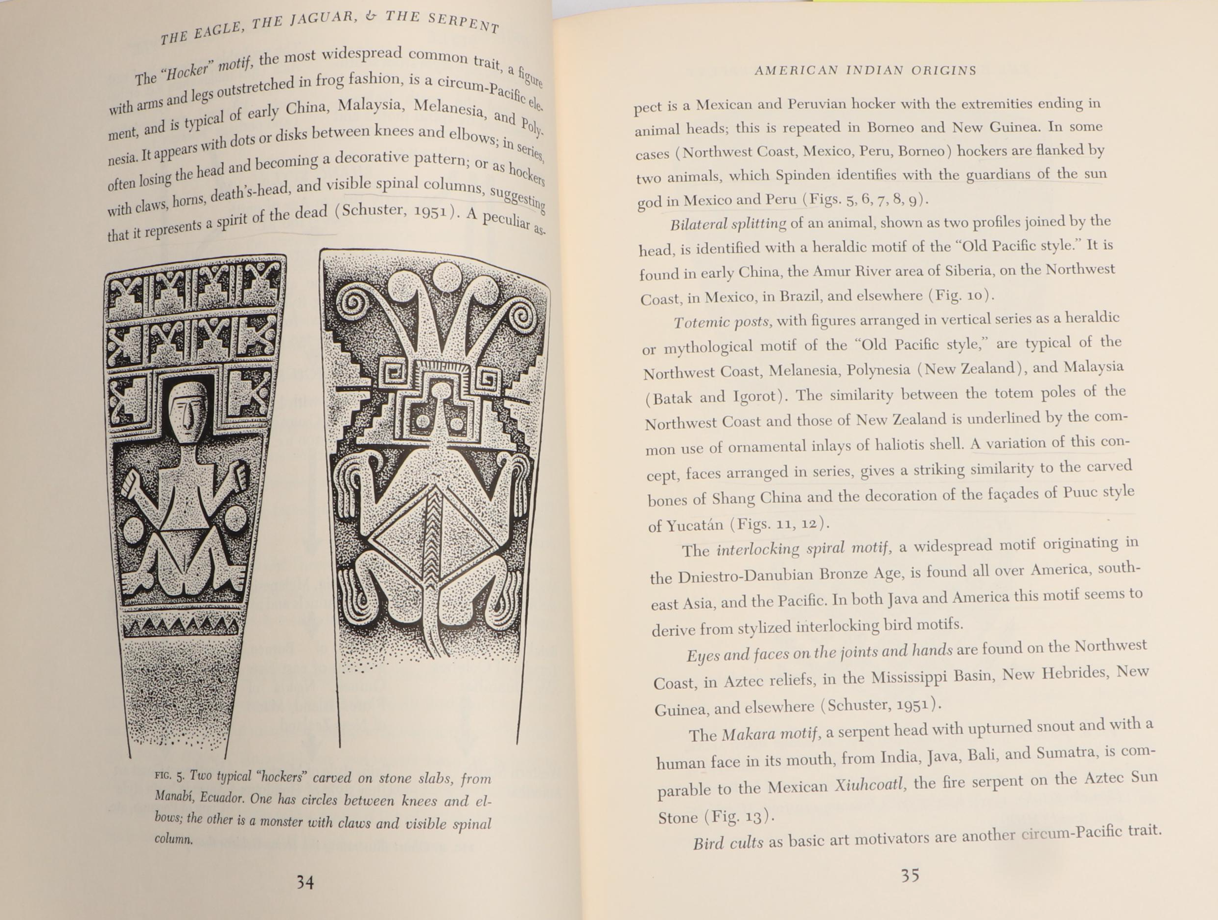 First Edition "The Eagle, The Jaguar, and the Serpent" by Miguel Covarrubias