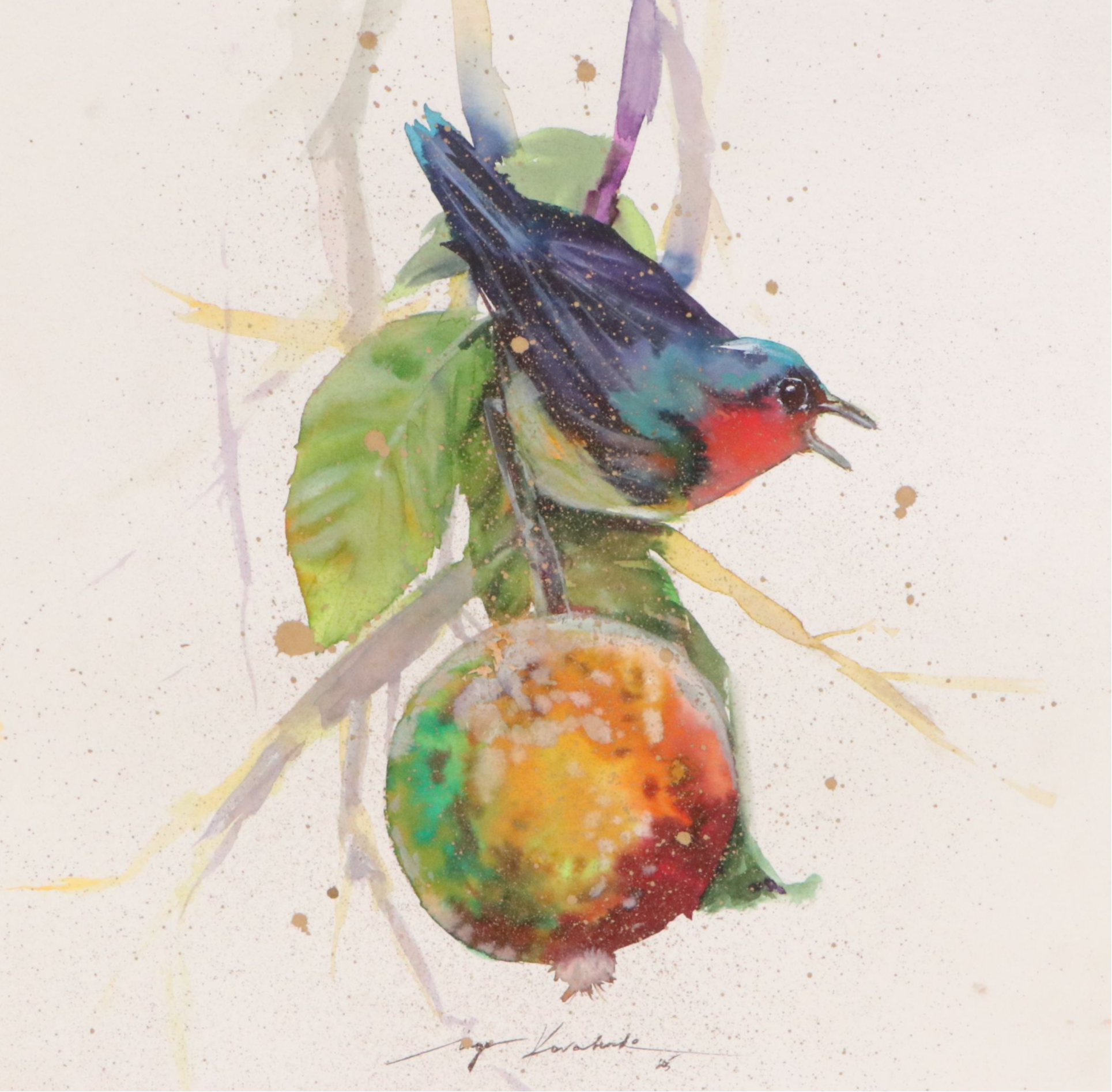 Inga Kovalenko Watercolor Painting, 2025