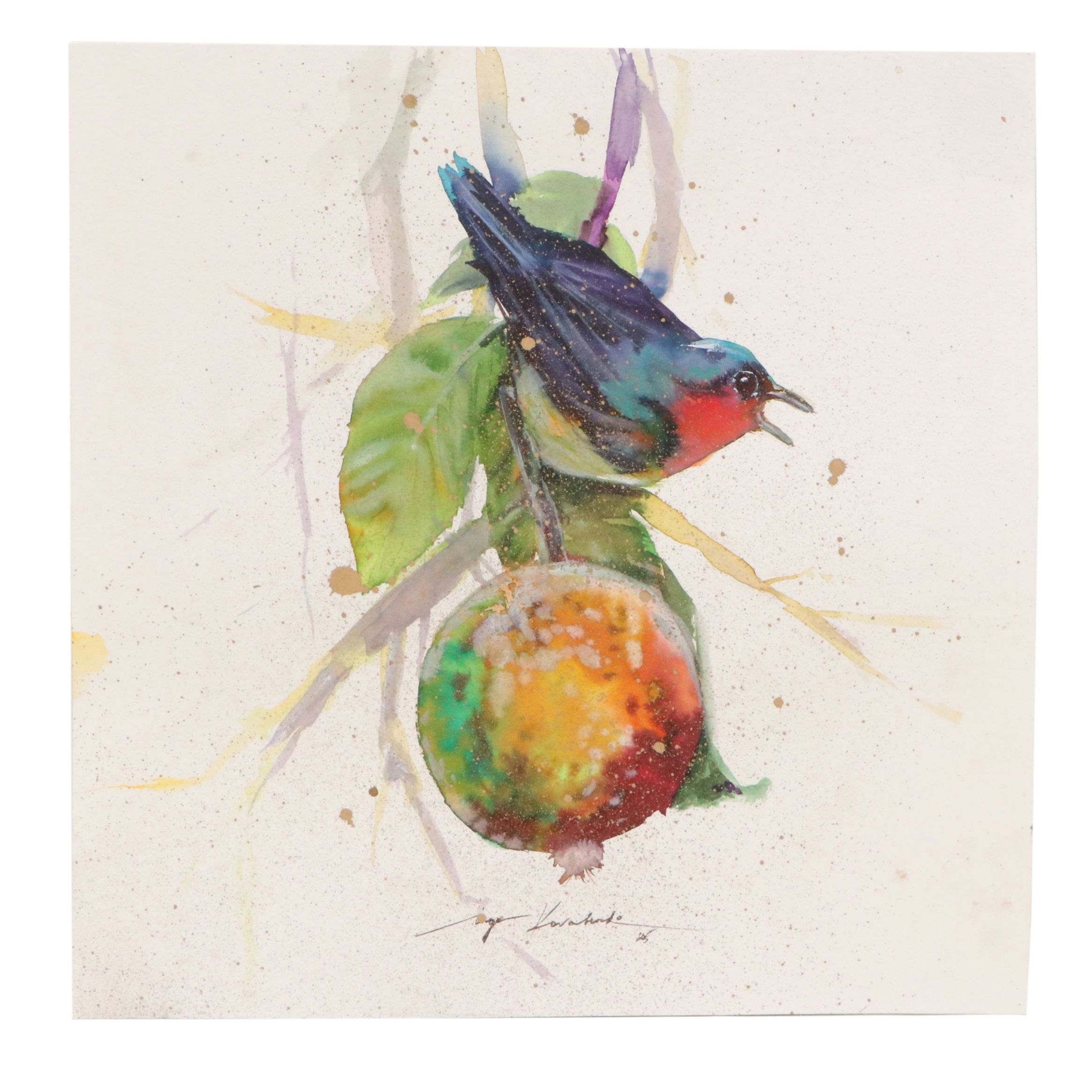 Inga Kovalenko Watercolor Painting, 2025