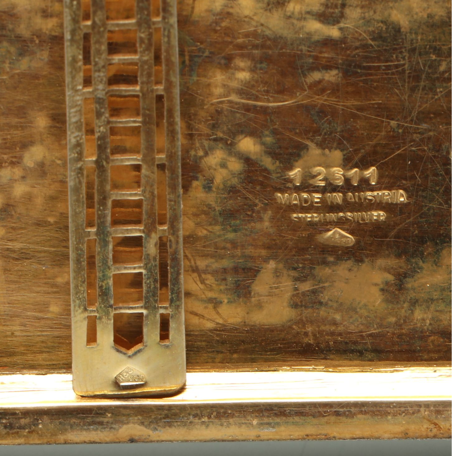 Austrian Sterling Silver and Enamel Cigarette Case