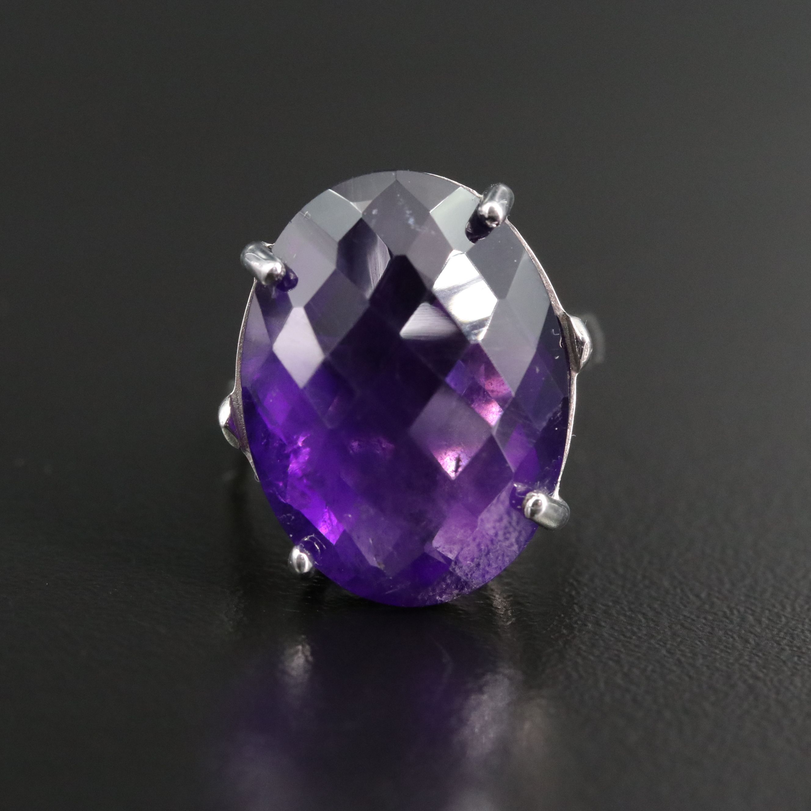 Sterling Amethyst Ring