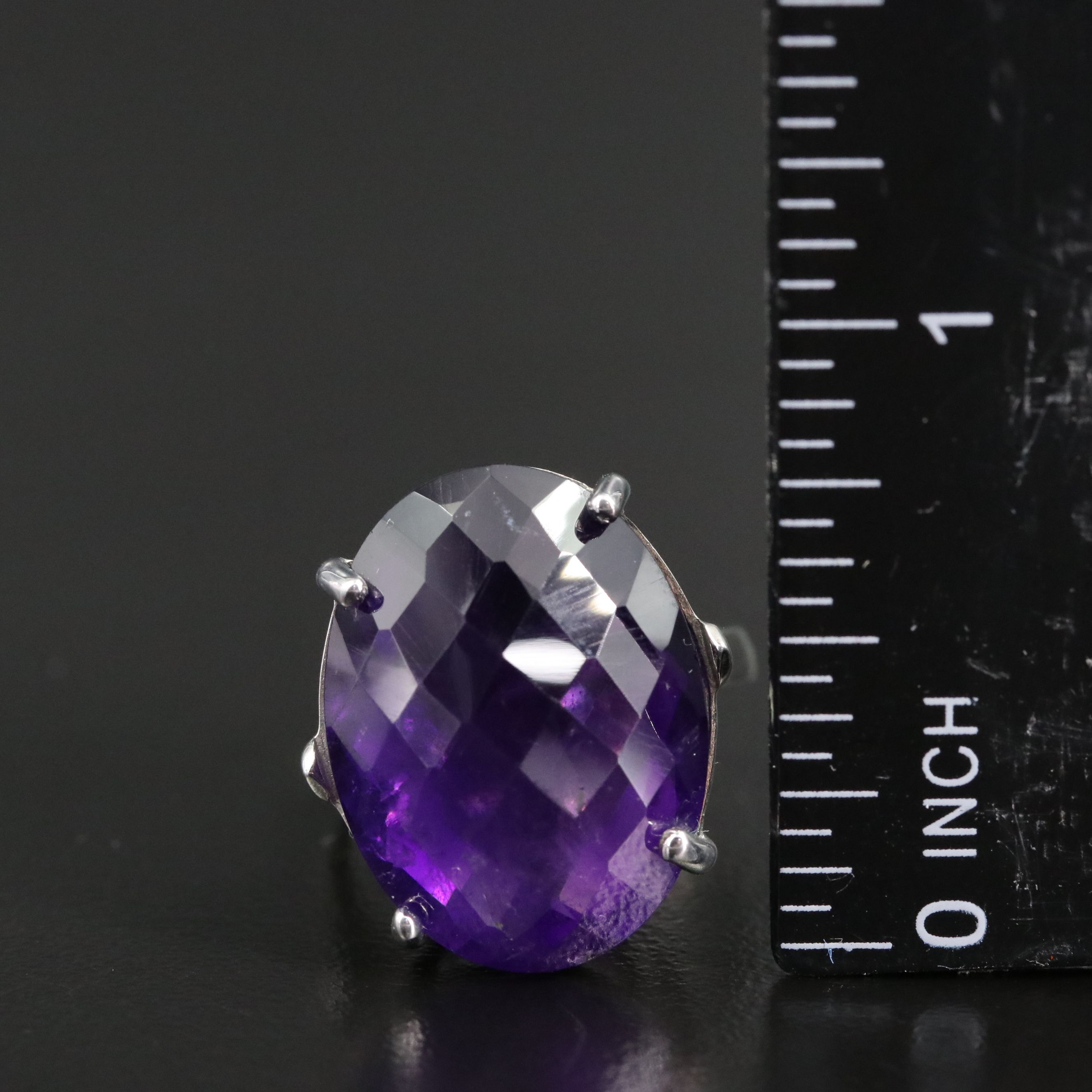 Sterling Amethyst Ring