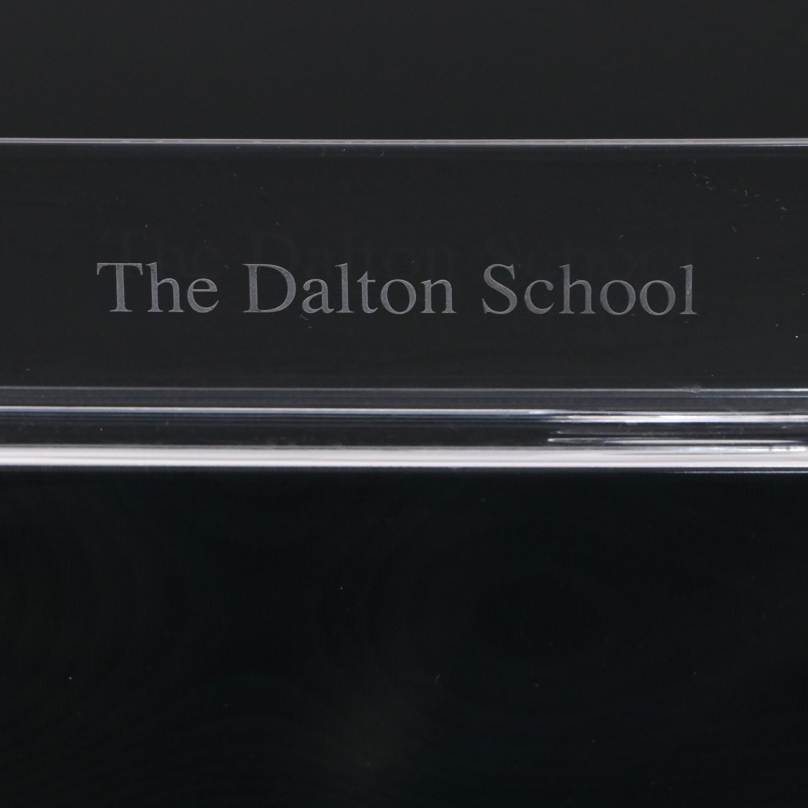 Tiffany & Co. Engraved Crystal Presentation Frame