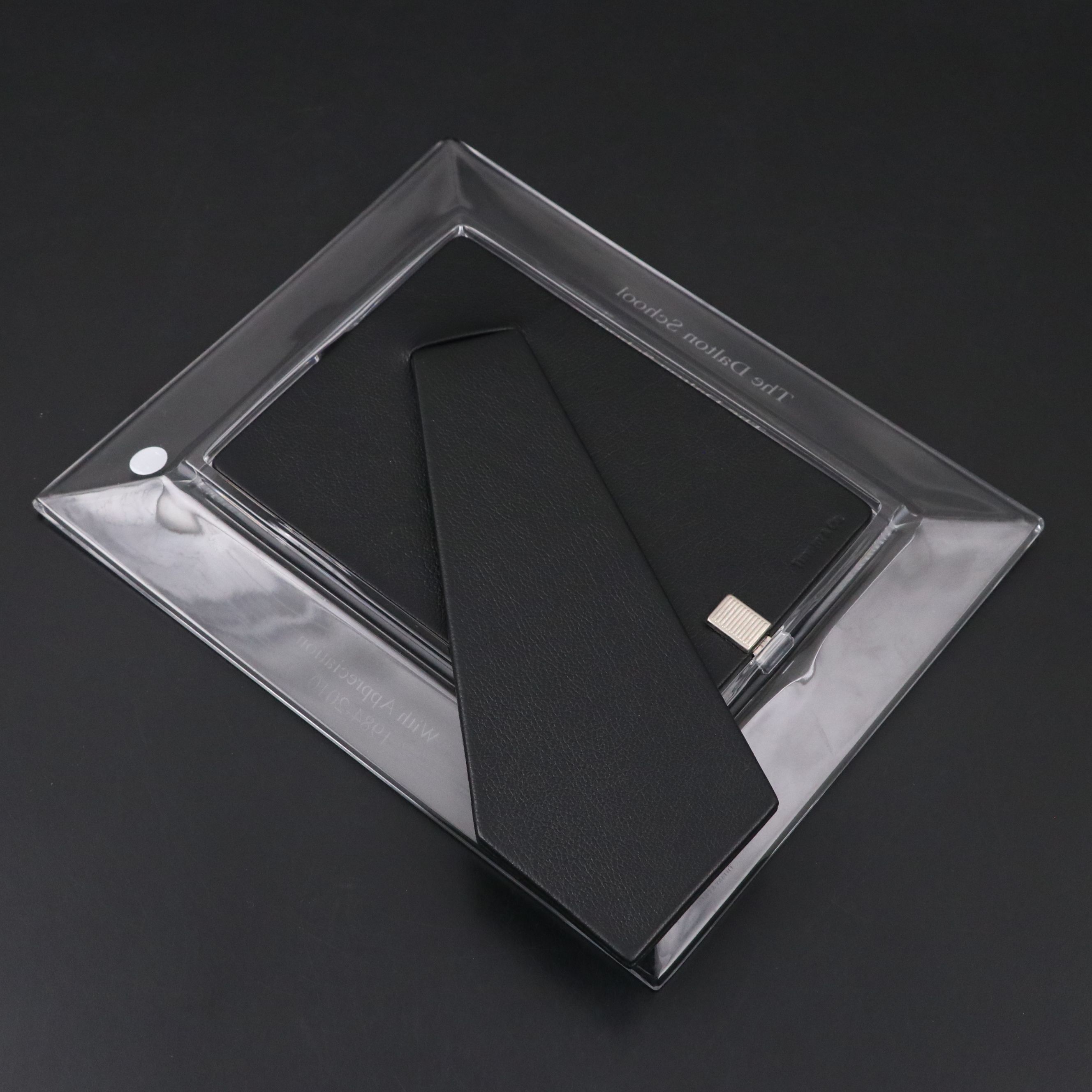 Tiffany & Co. Engraved Crystal Presentation Frame