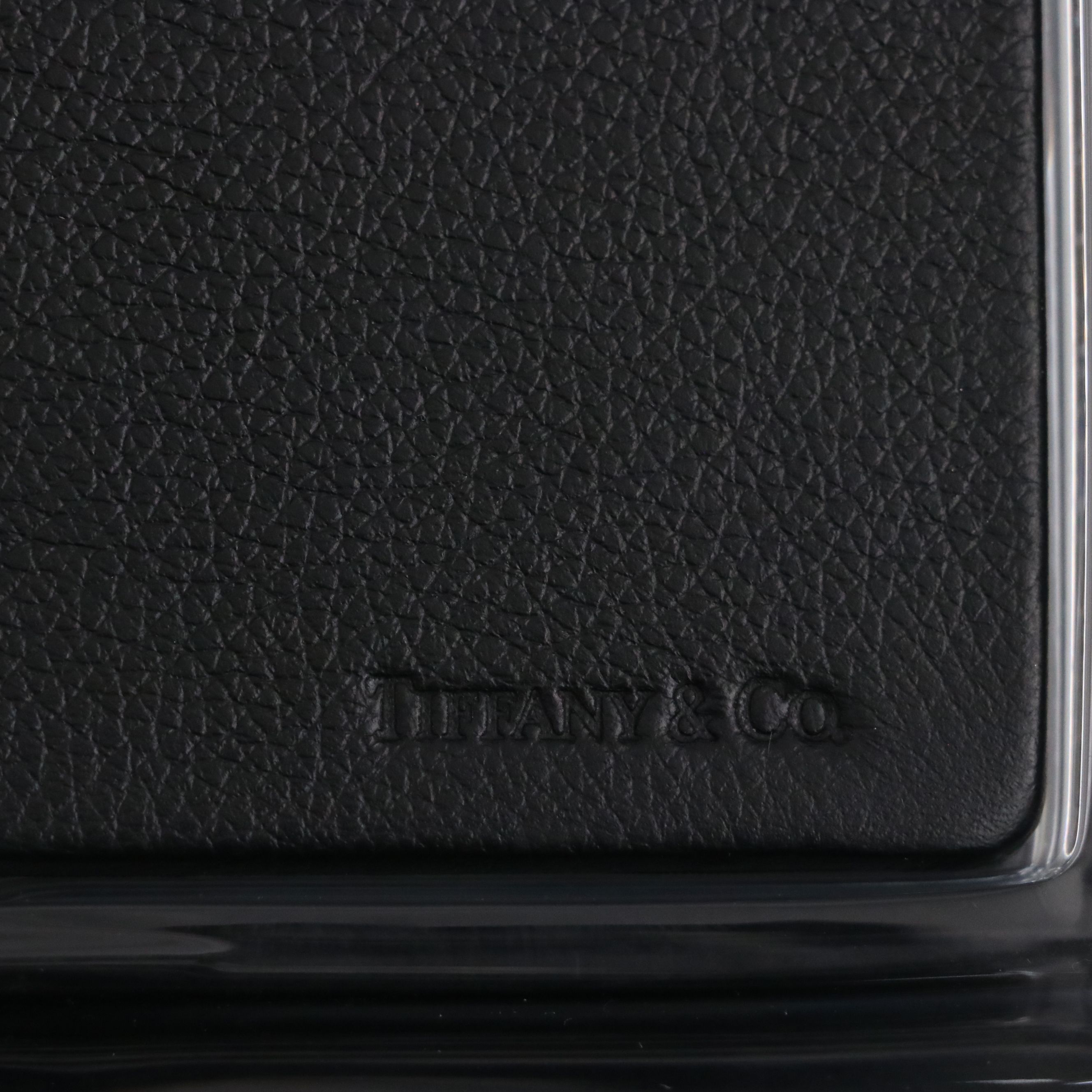 Tiffany & Co. Engraved Crystal Presentation Frame