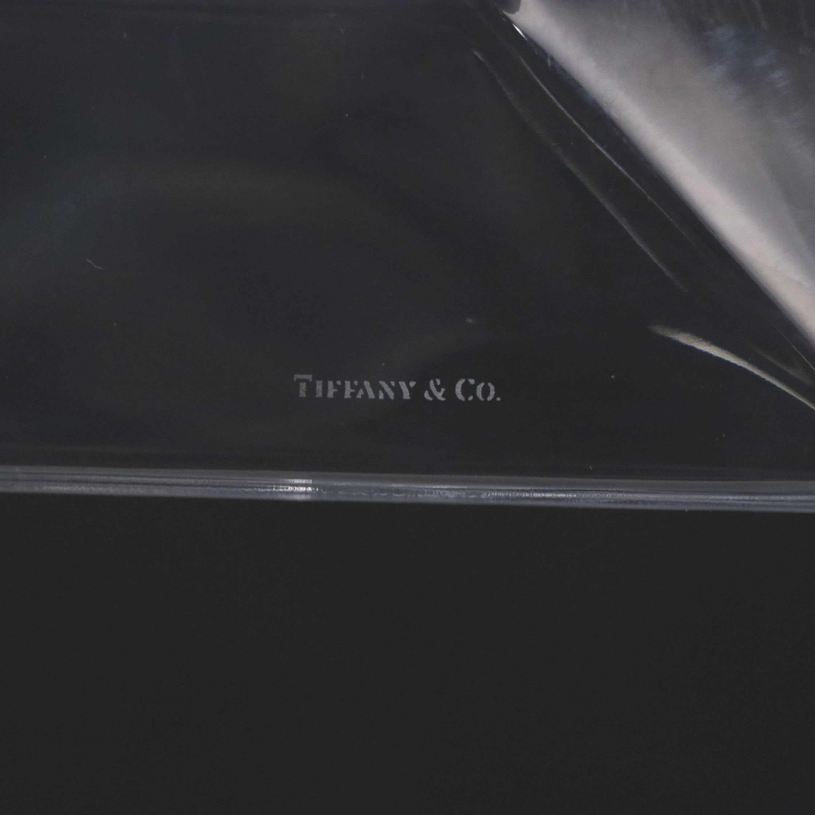Tiffany & Co. Engraved Crystal Presentation Frame