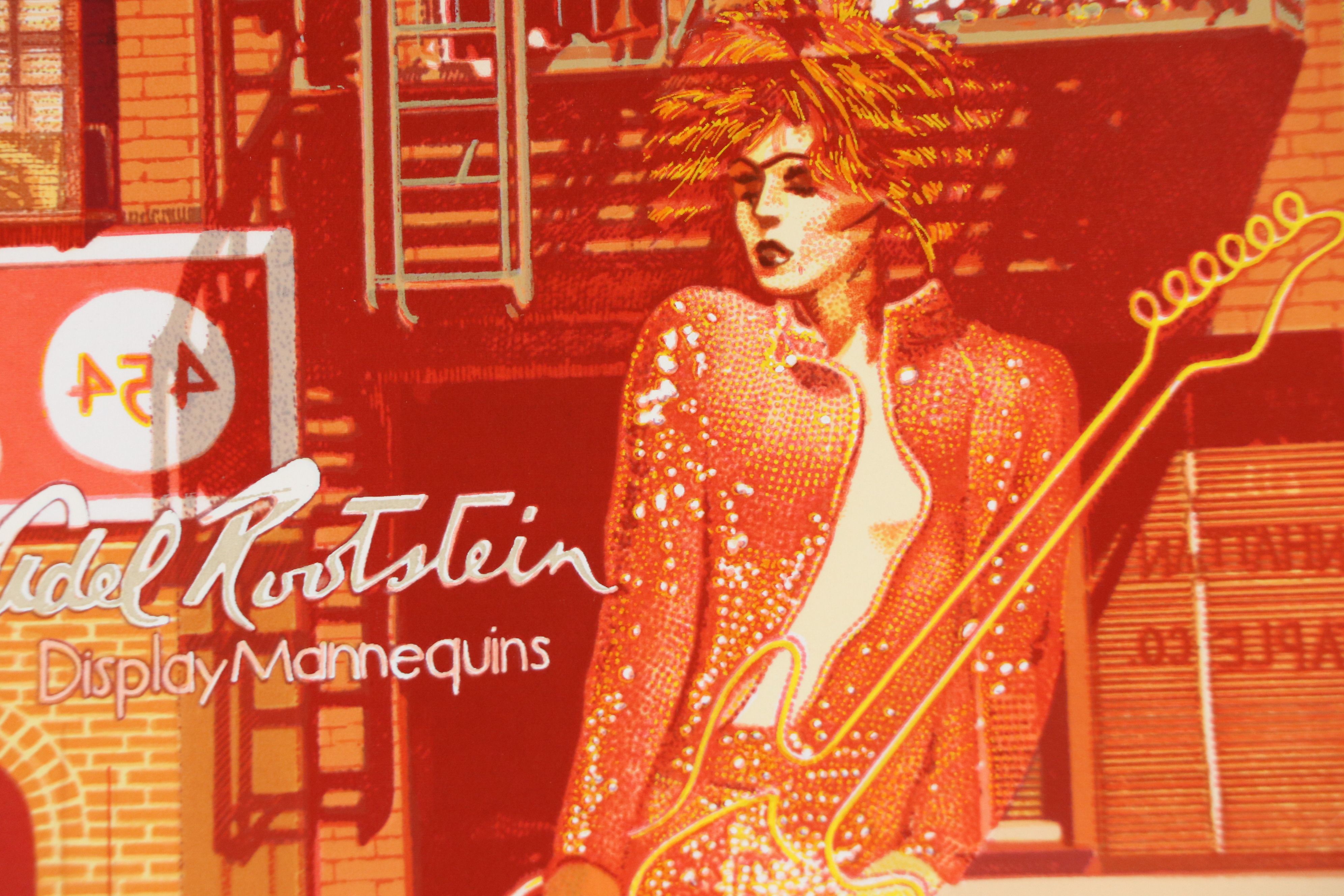 Tom Blackwell Lithograph "451" From The Cityscapes Portfolio, 1979