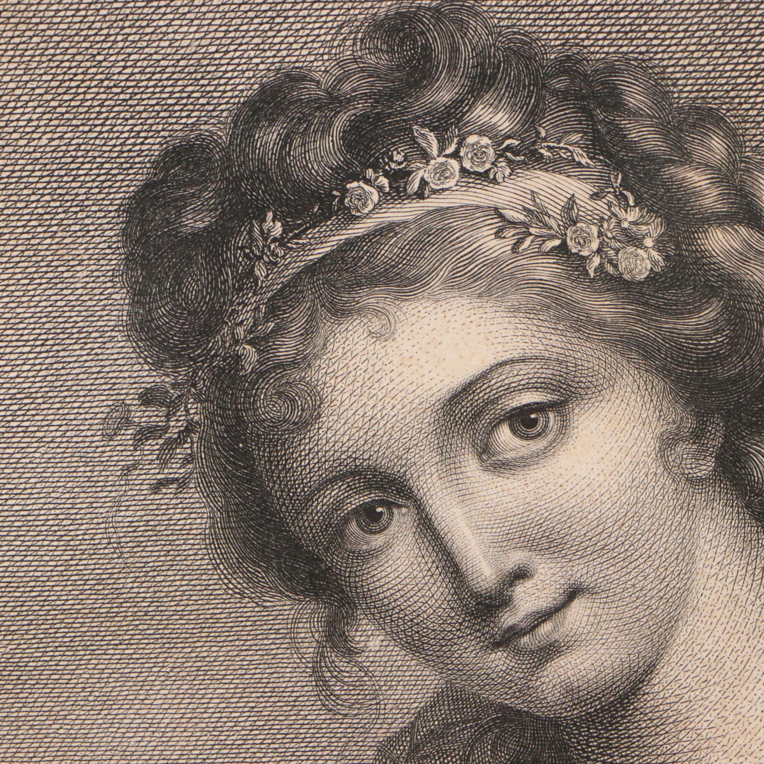 Engraving After Louisa Élisabeth Le Brun "Venus Liant Les Ailes de L'Amour"