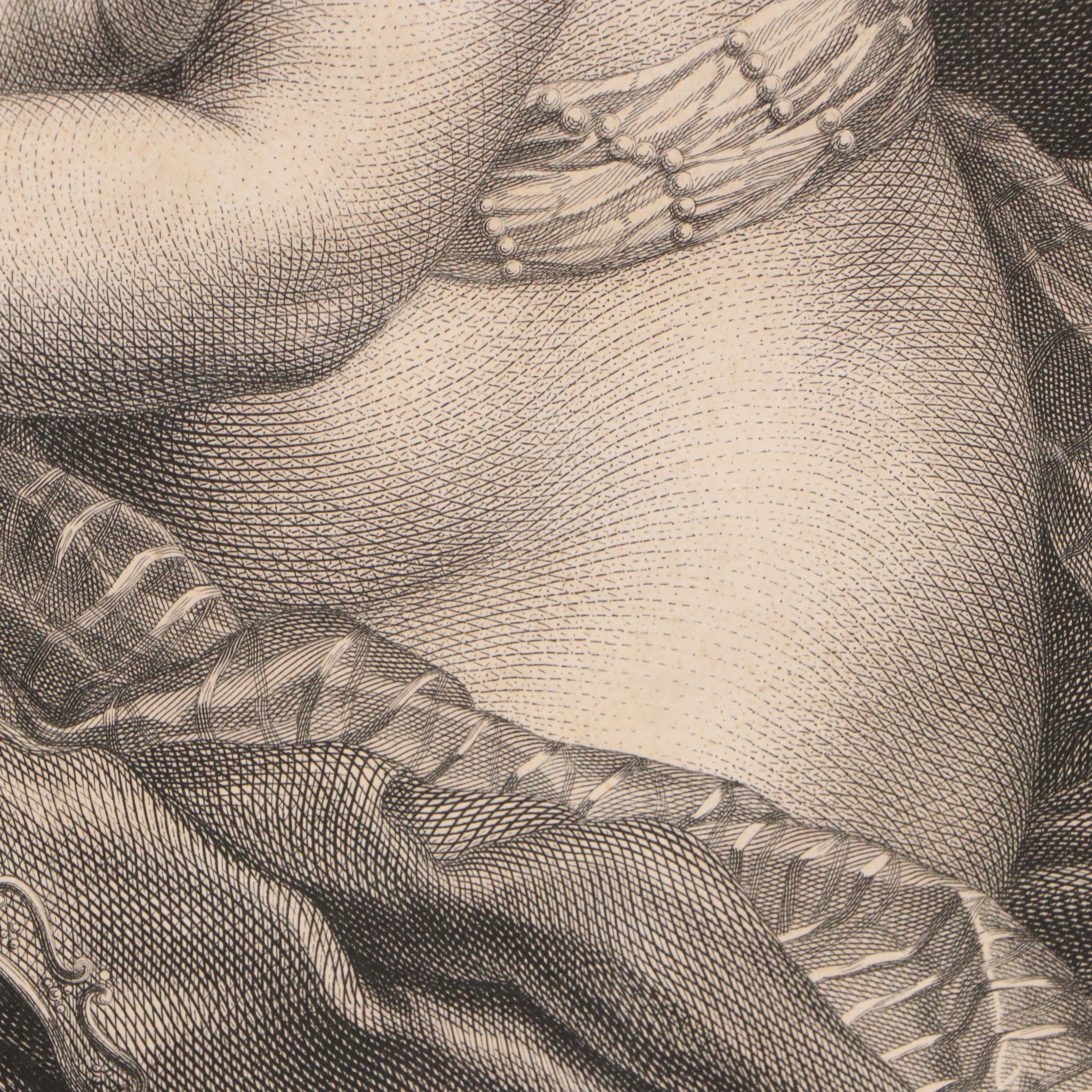 Engraving After Louisa Élisabeth Le Brun "Venus Liant Les Ailes de L'Amour"