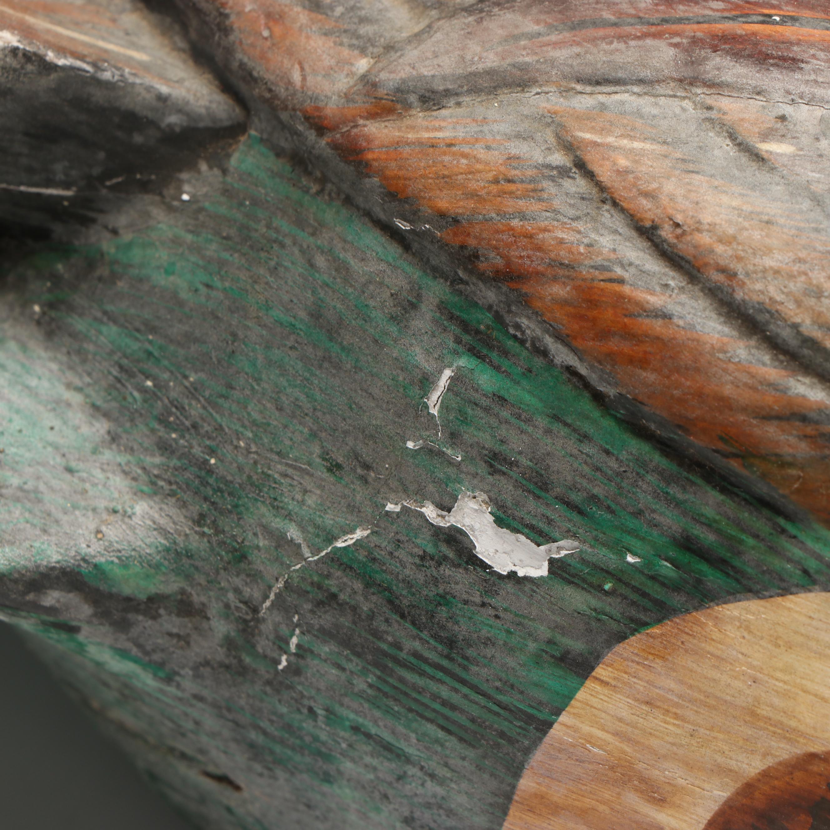 Polychrome Carved Wood Decoy Ducks