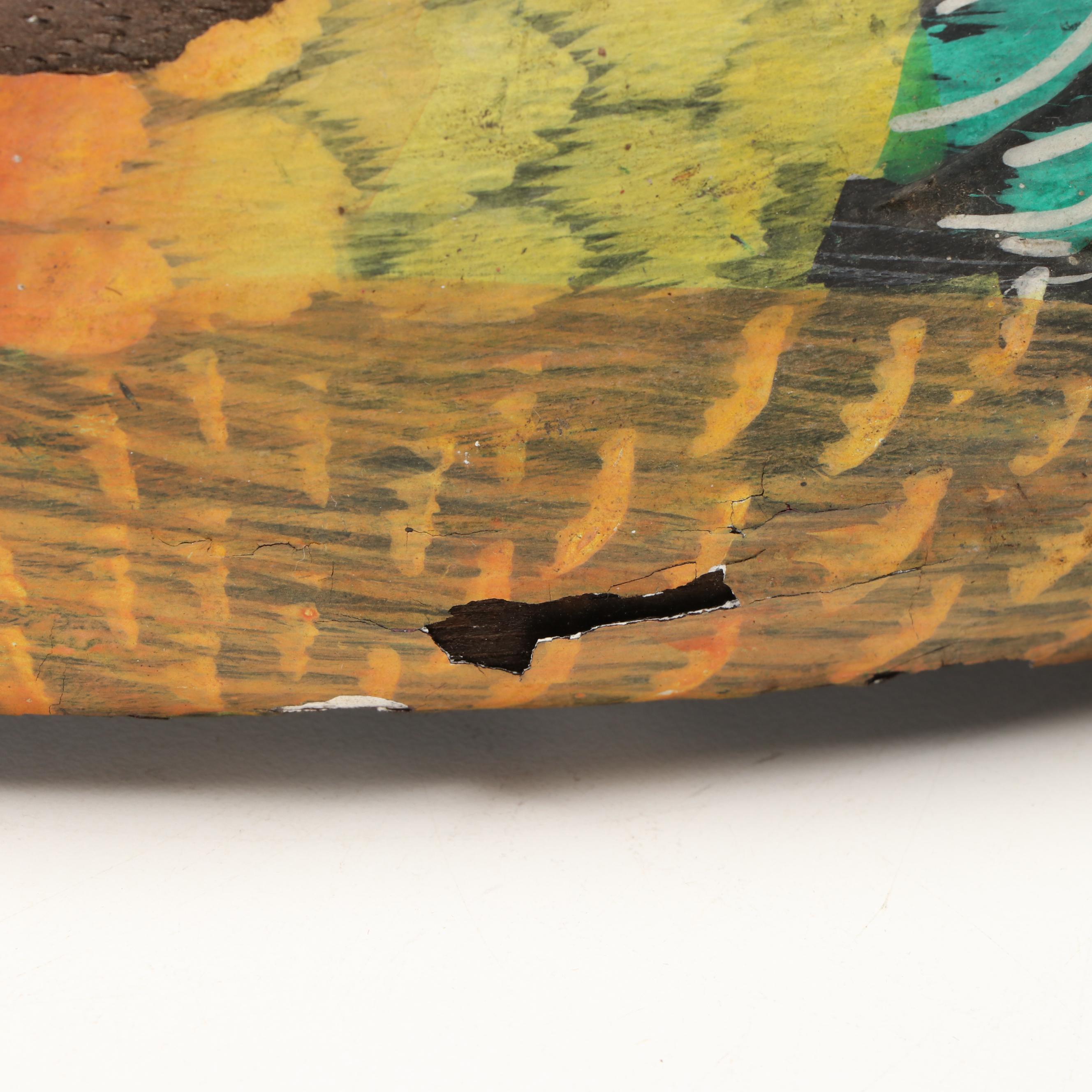 Polychrome Carved Wood Decoy Ducks