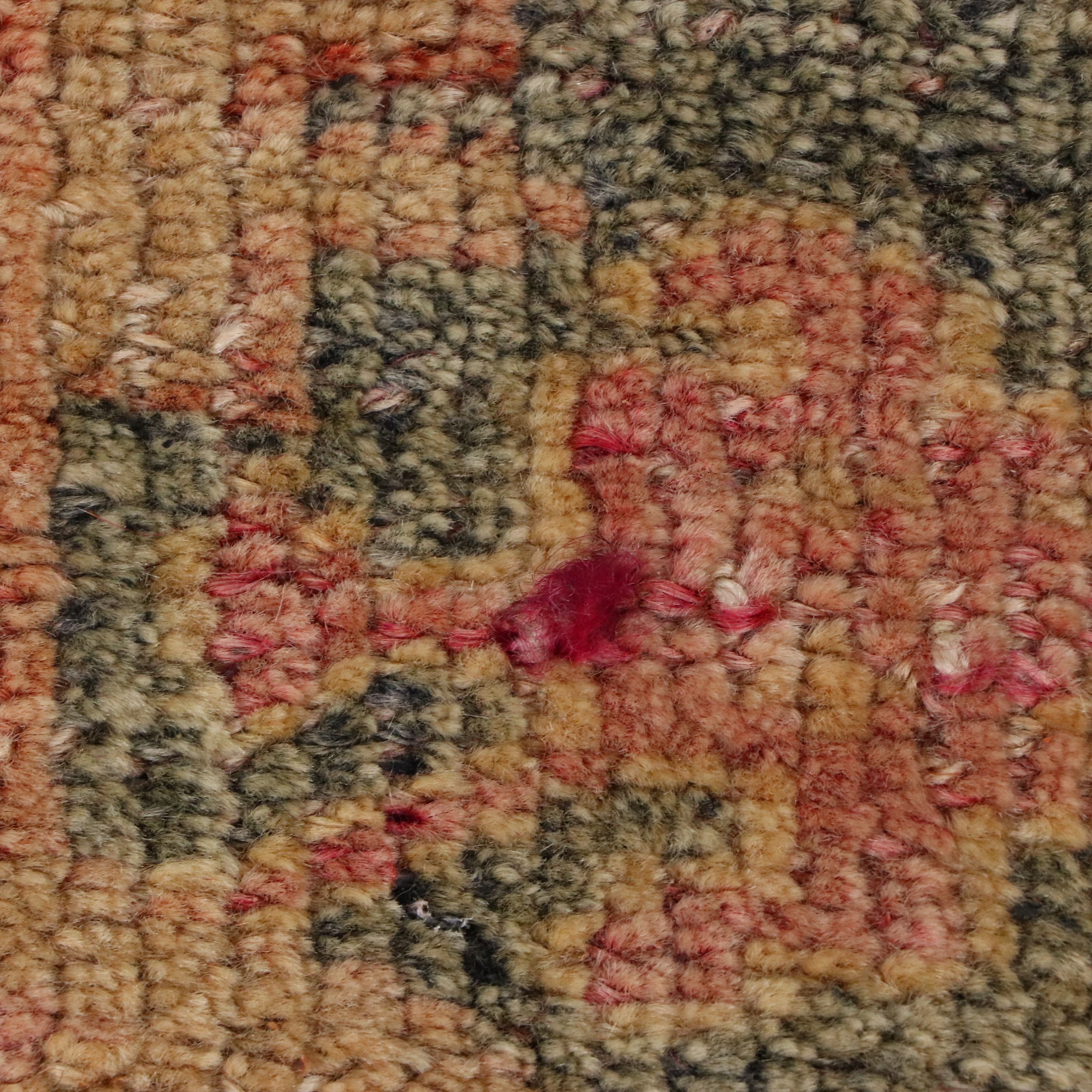 2'9 x 10'1 Hand-Knotted Turkish Oushak Carpet Runner