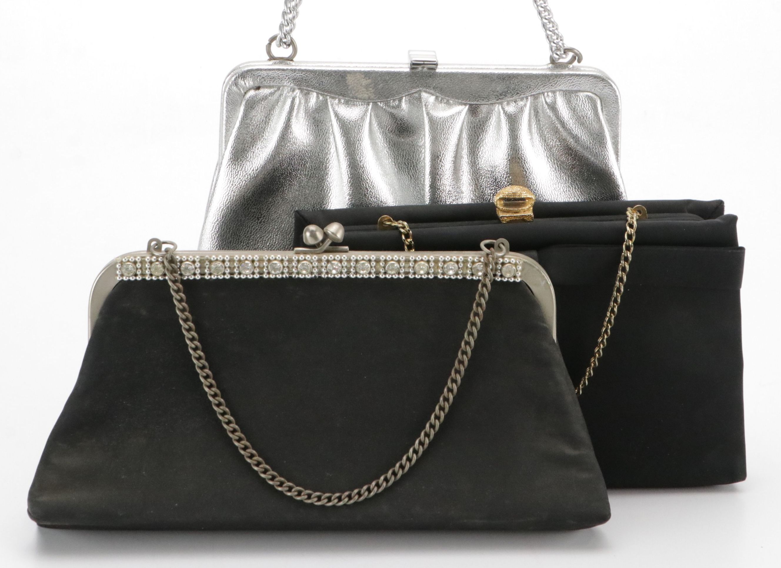 After Five Bow Clutch in Satin and Other Evening Bags