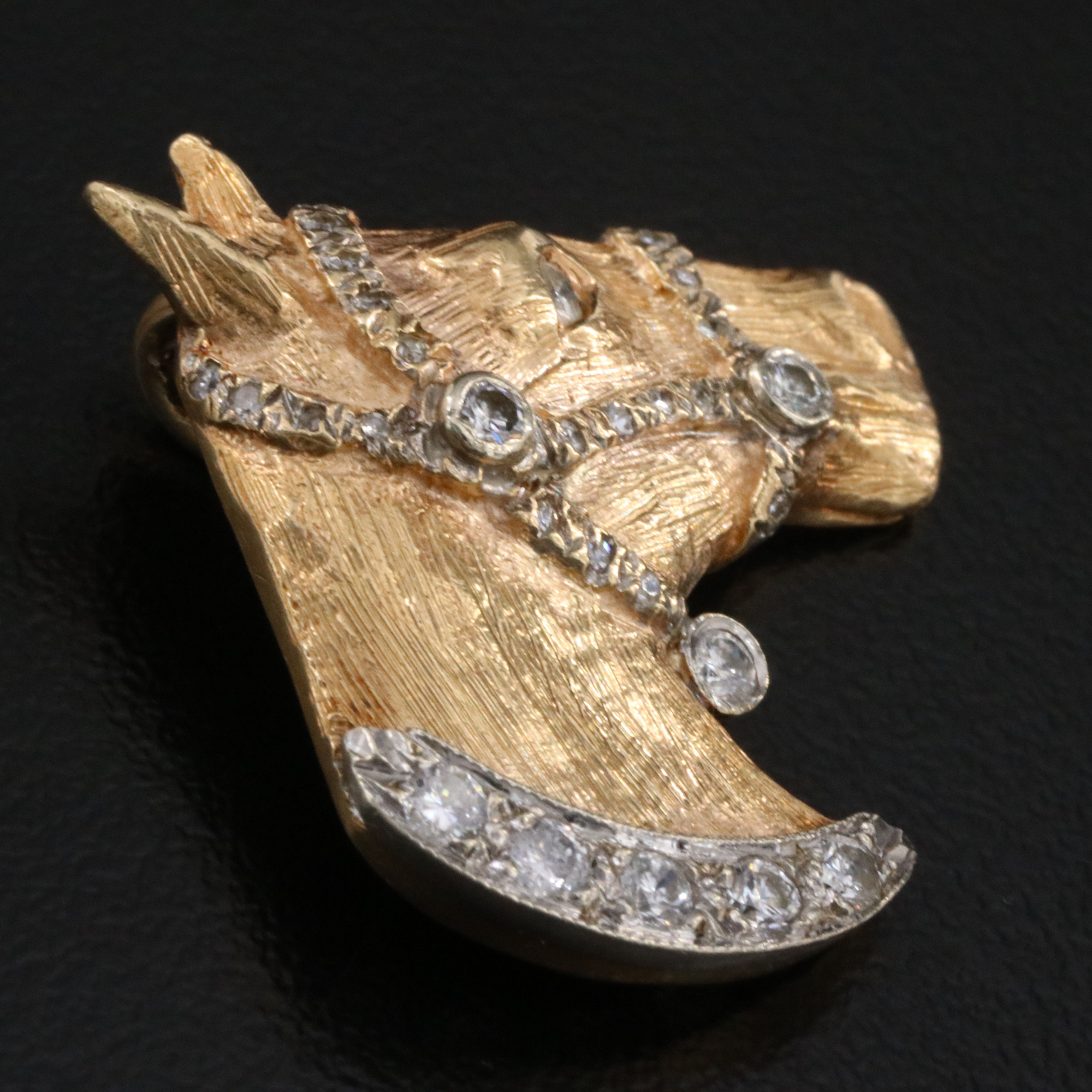 14K 0.38 CTW Diamond Horse Pendant