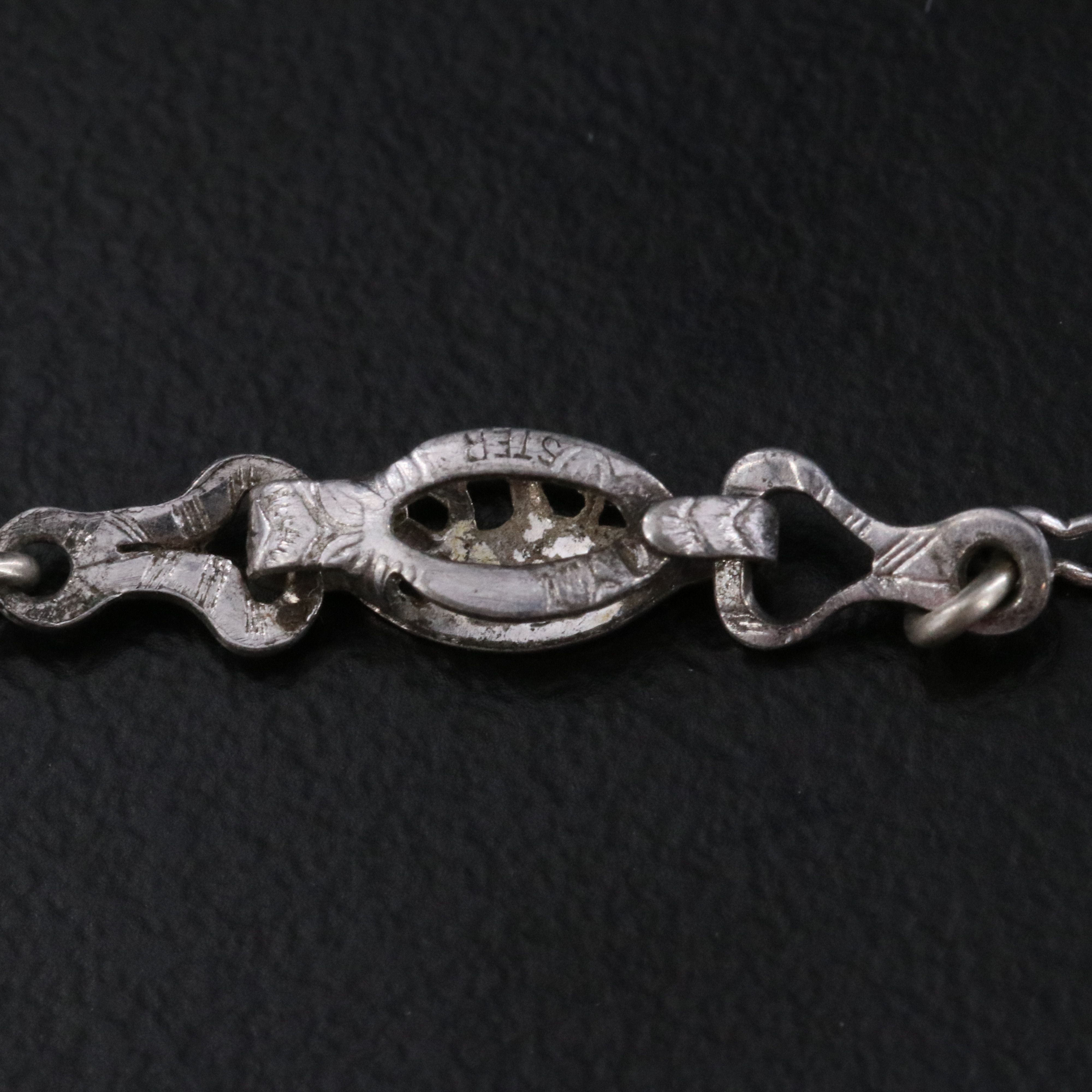 Art Deco Sterling Dionysus & Egyptian Revival Cameo Necklaces